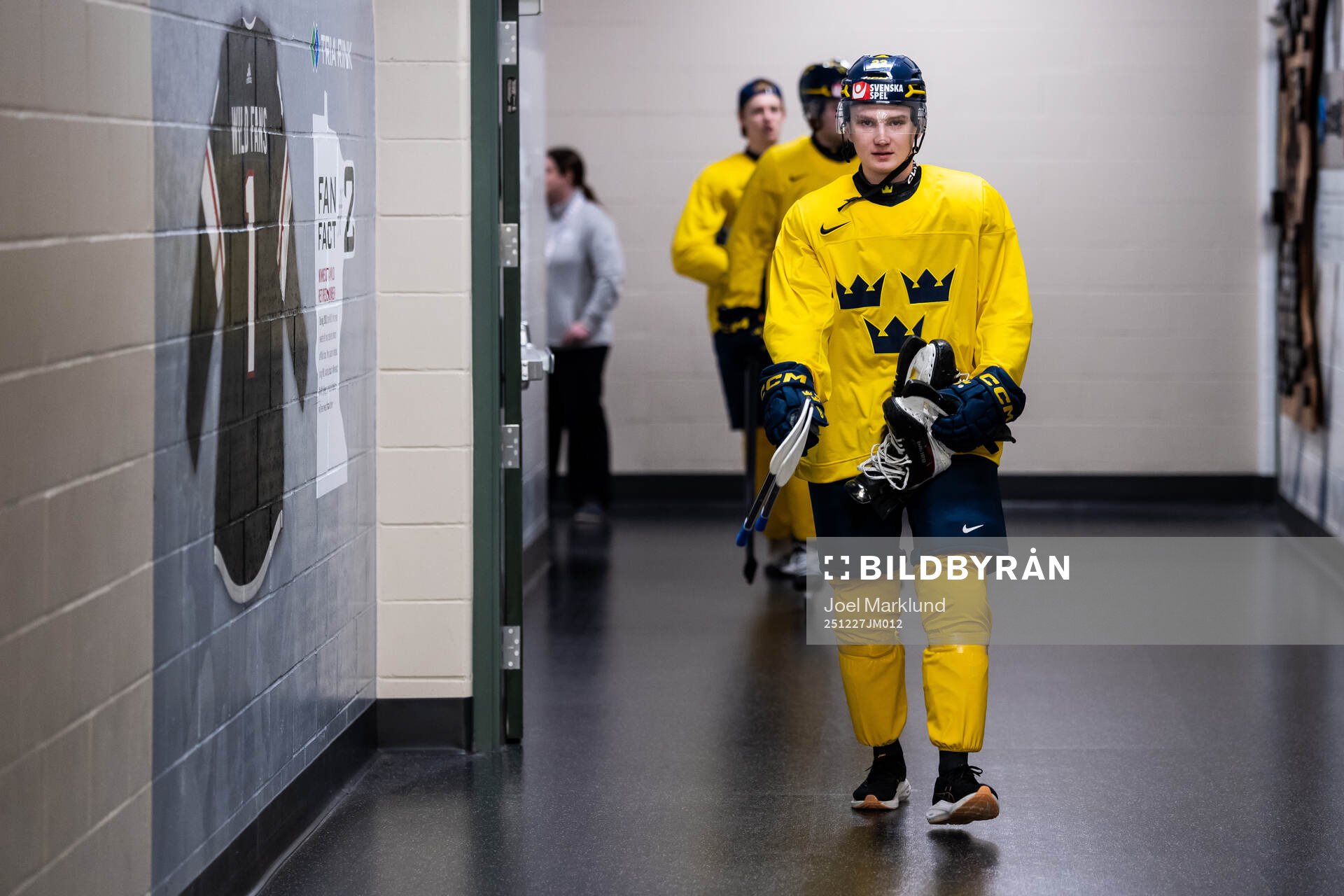 Liam Danielsson of Sweden at a practice session