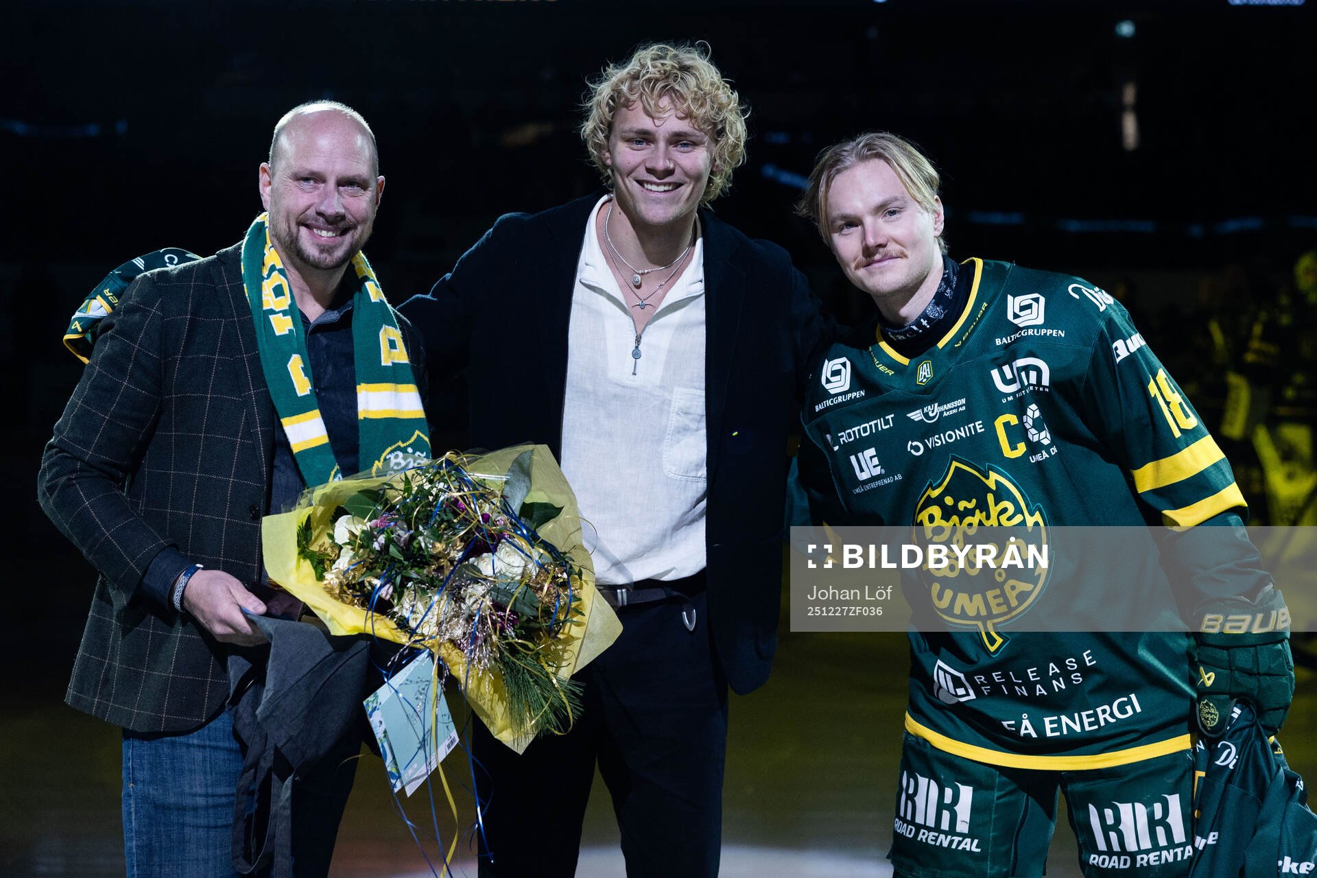 Umeås kommunalråd Hans Lindberg, David Åhman och