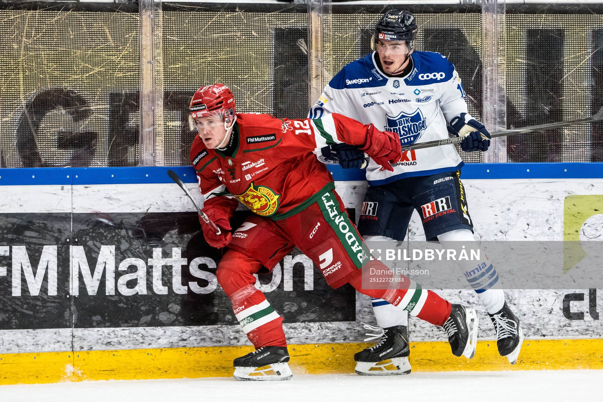 Moras Filip Björkman och Karlskogas Alexander Ljungkrantz