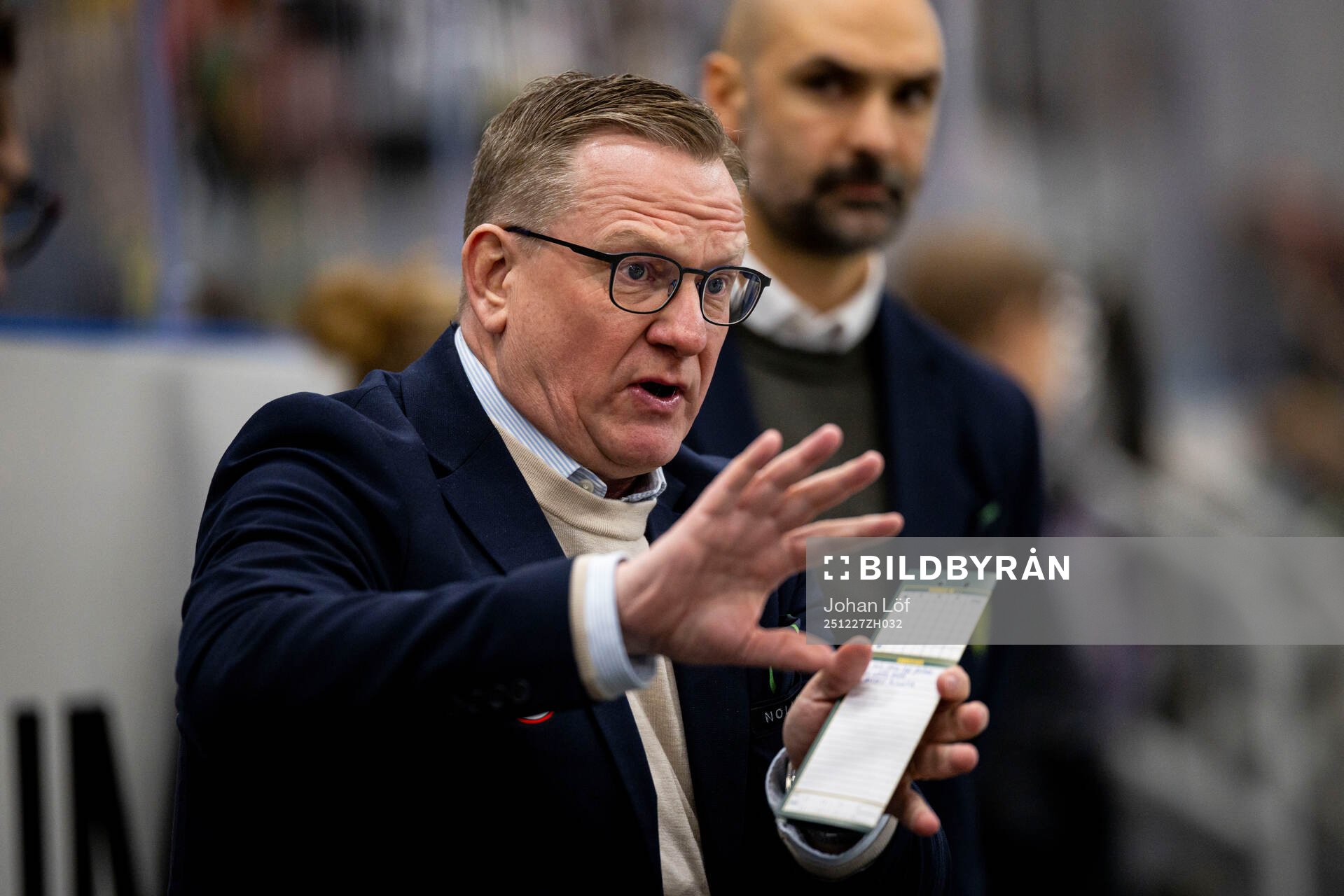 Björklövens tränare Magnus Bogren