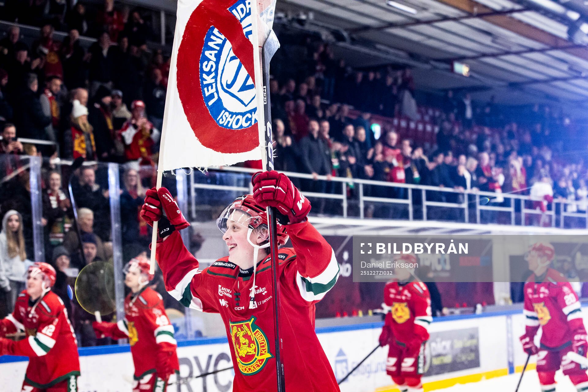 Moras Felix Johansson jublar