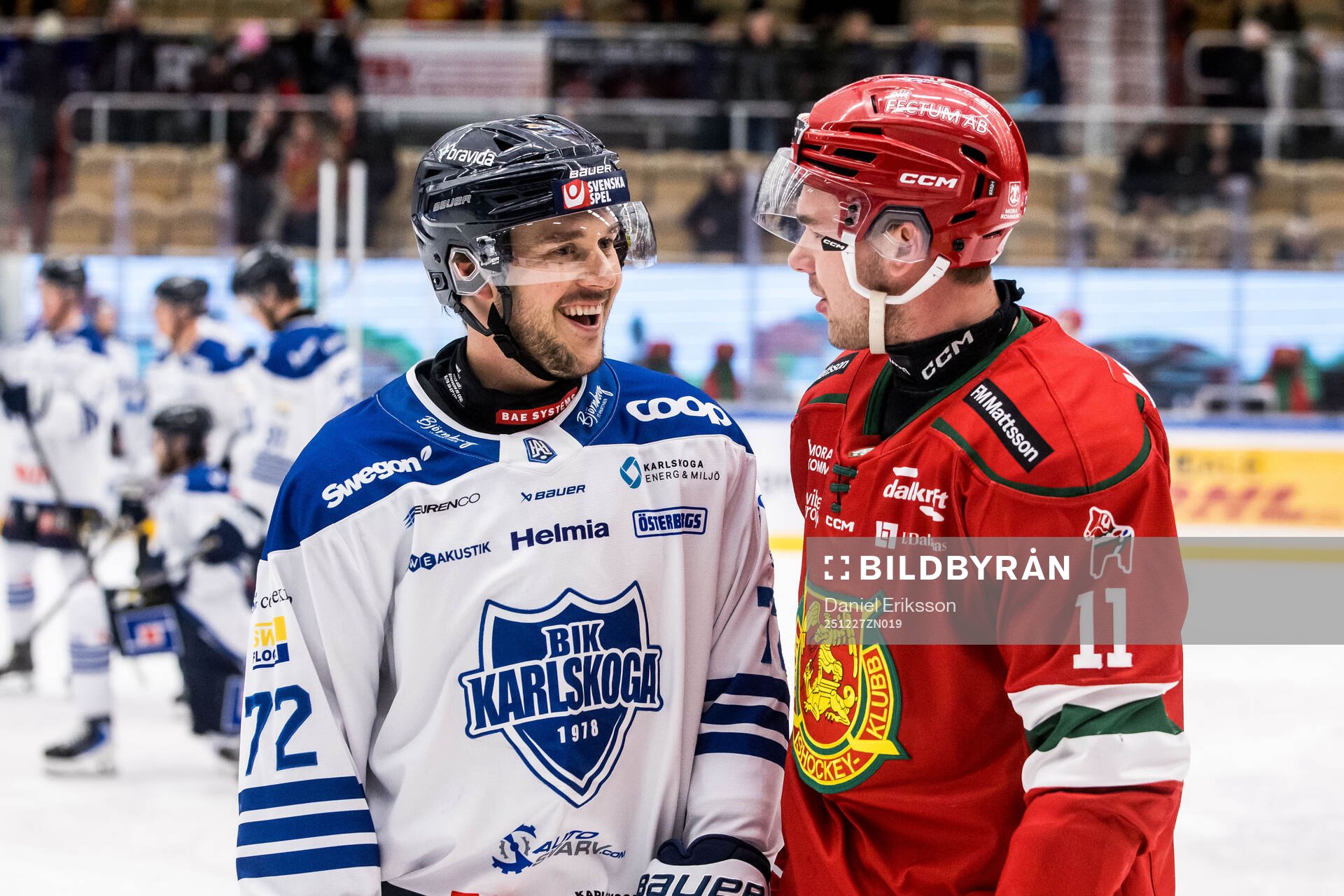 Karlskogas Viktor Lennartsson och Moras Gustav Salmi-Lilja