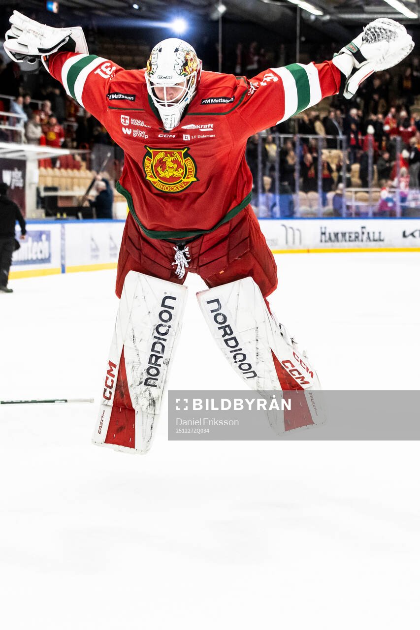 Moras målvakt Marcus Hellgren Smed jubilar