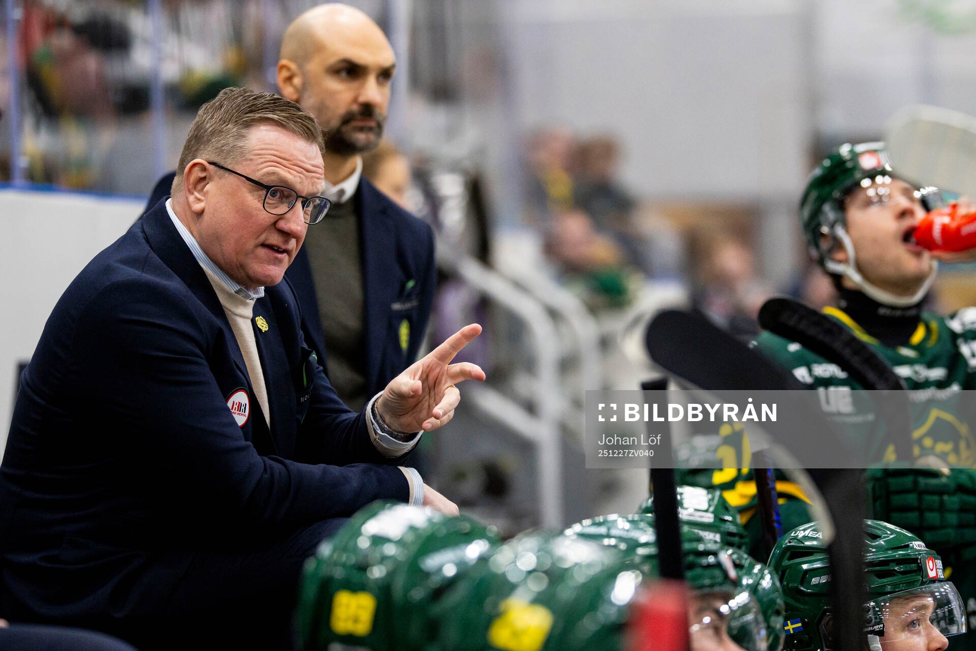 Björklövens tränare Magnus Bogren
