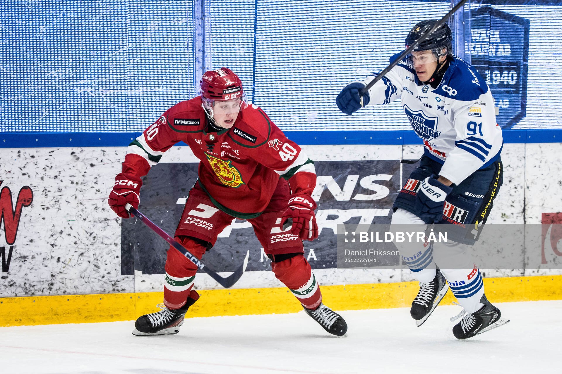 Moras Felix Johansson och Karlskogas Tim Barkemo