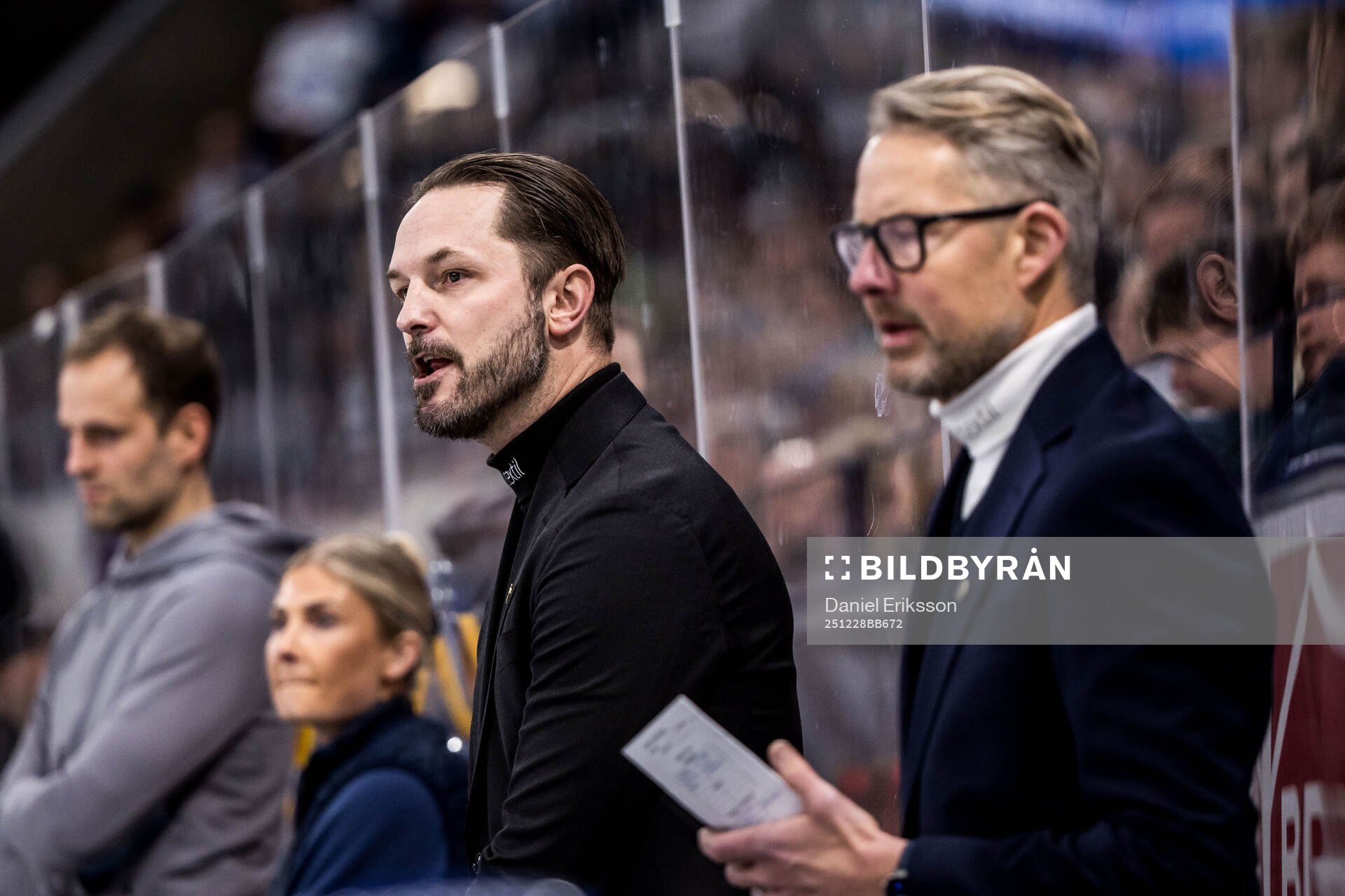 Leksands assisterande tränare Niklas Persson och tränare