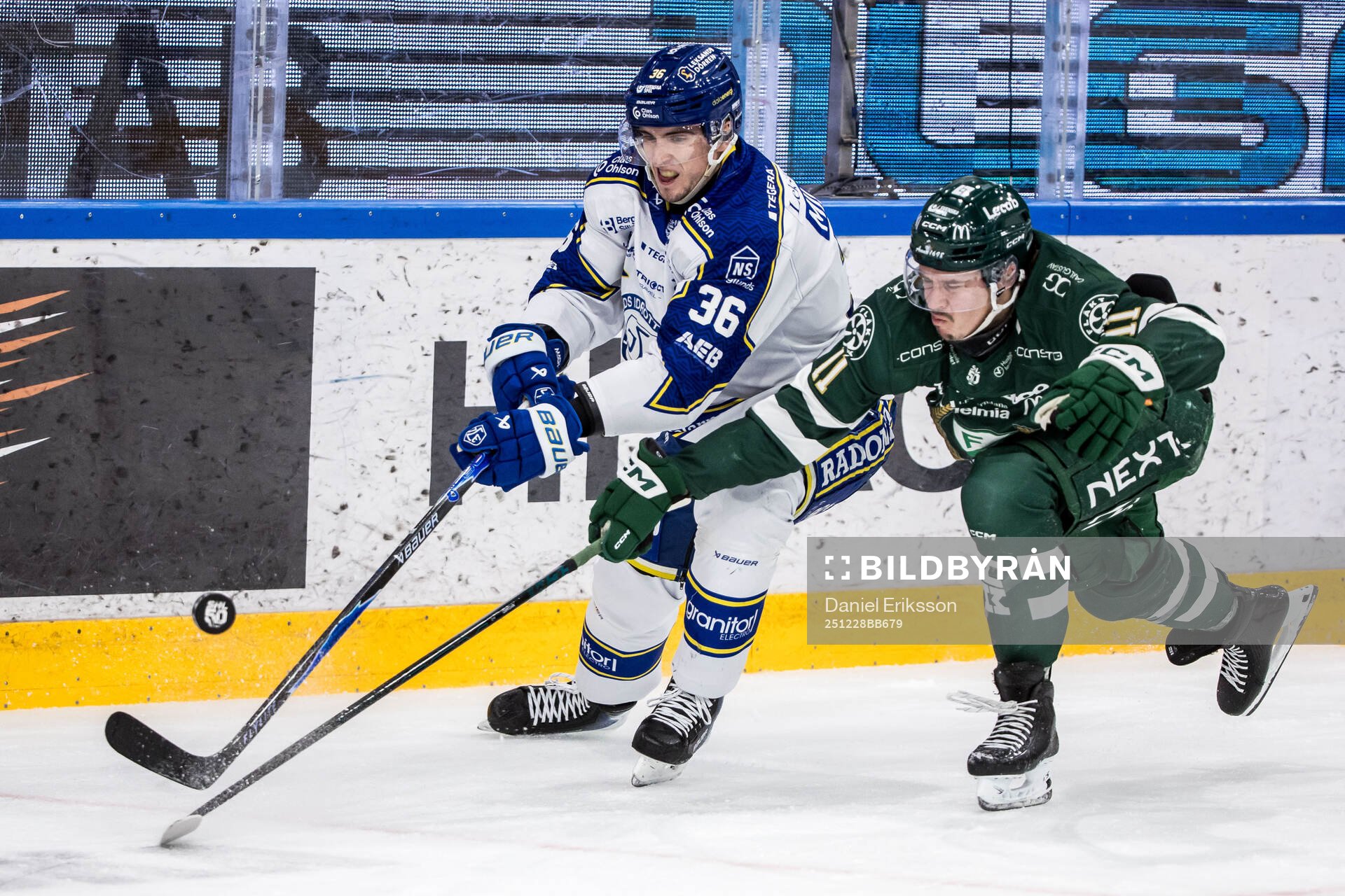 Leksands Stefan Milosevic och Färjestads Joakim Nygård