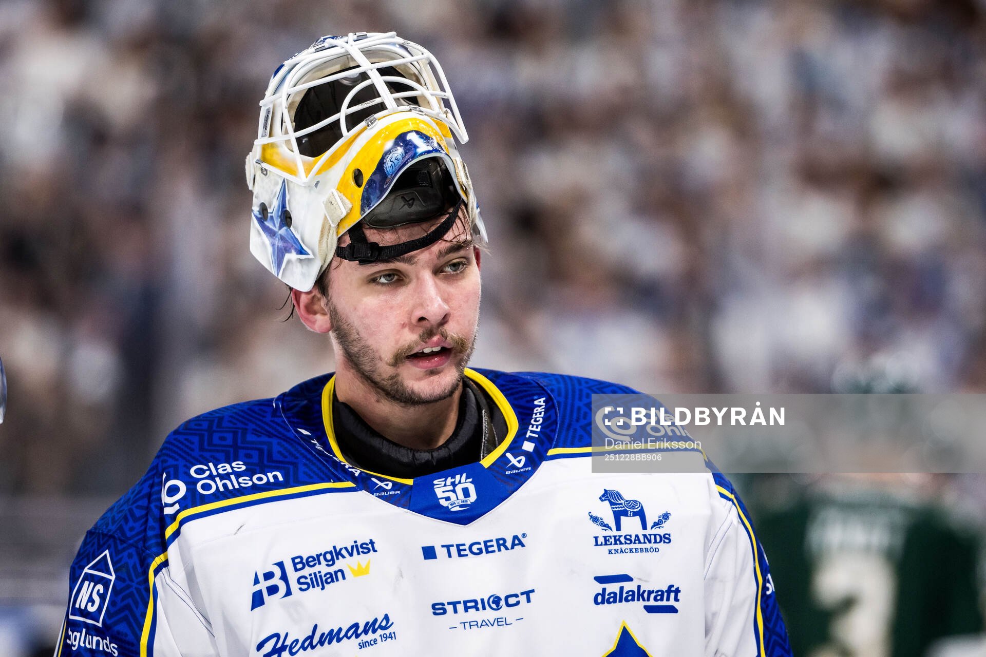 Leksands målvakt Marcus Gidlöf