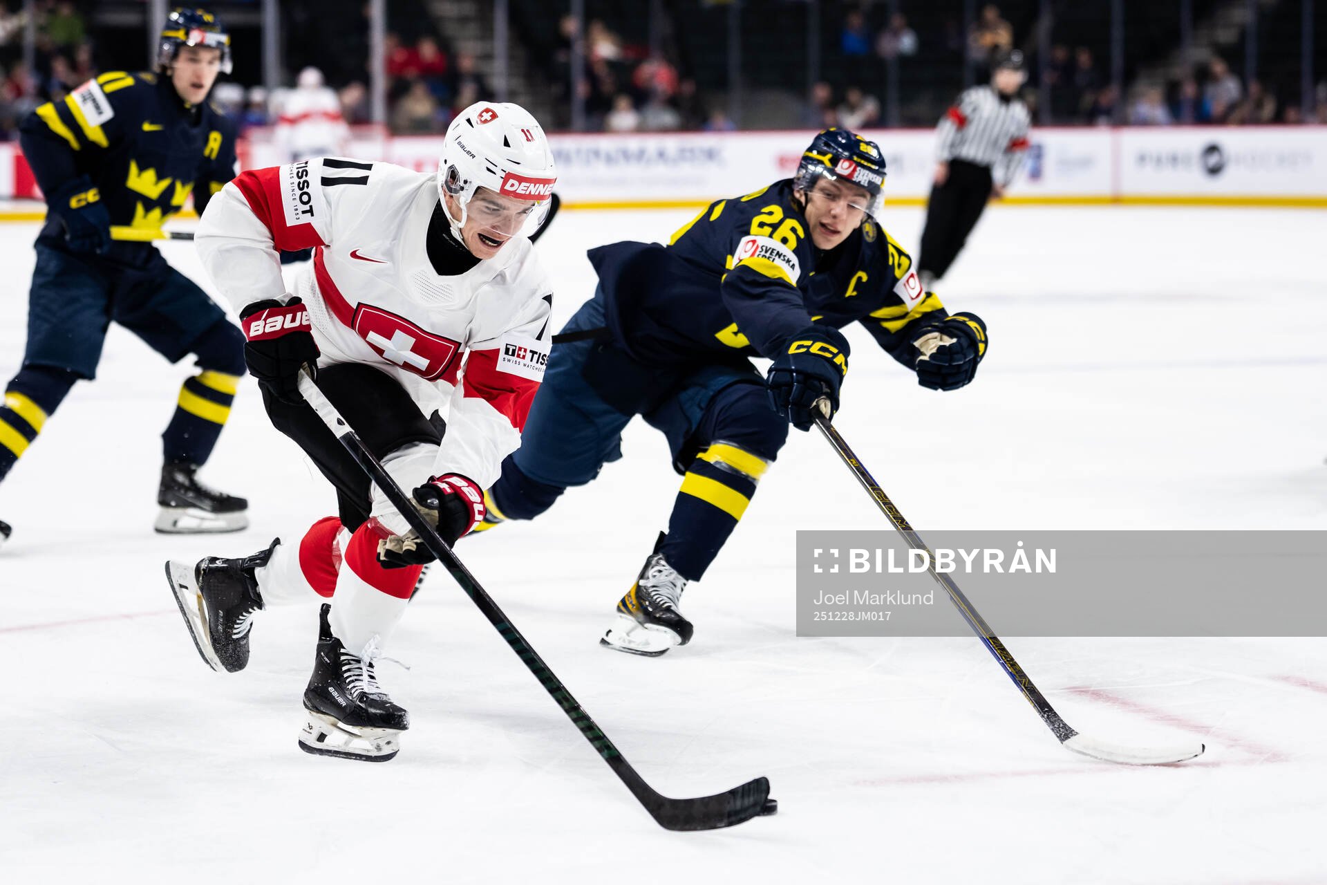Nathan Borradori of Switzerland and Jack Berglund of Sweden