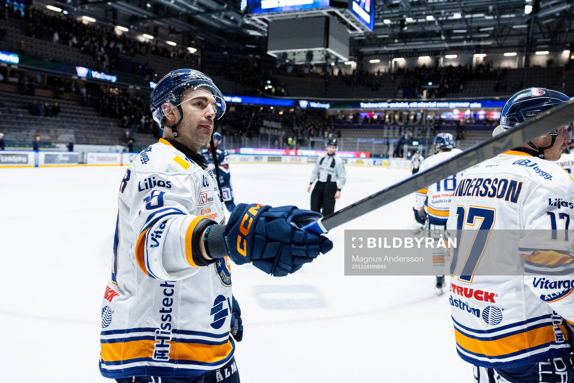 Växjös Reid Gardiner jublar