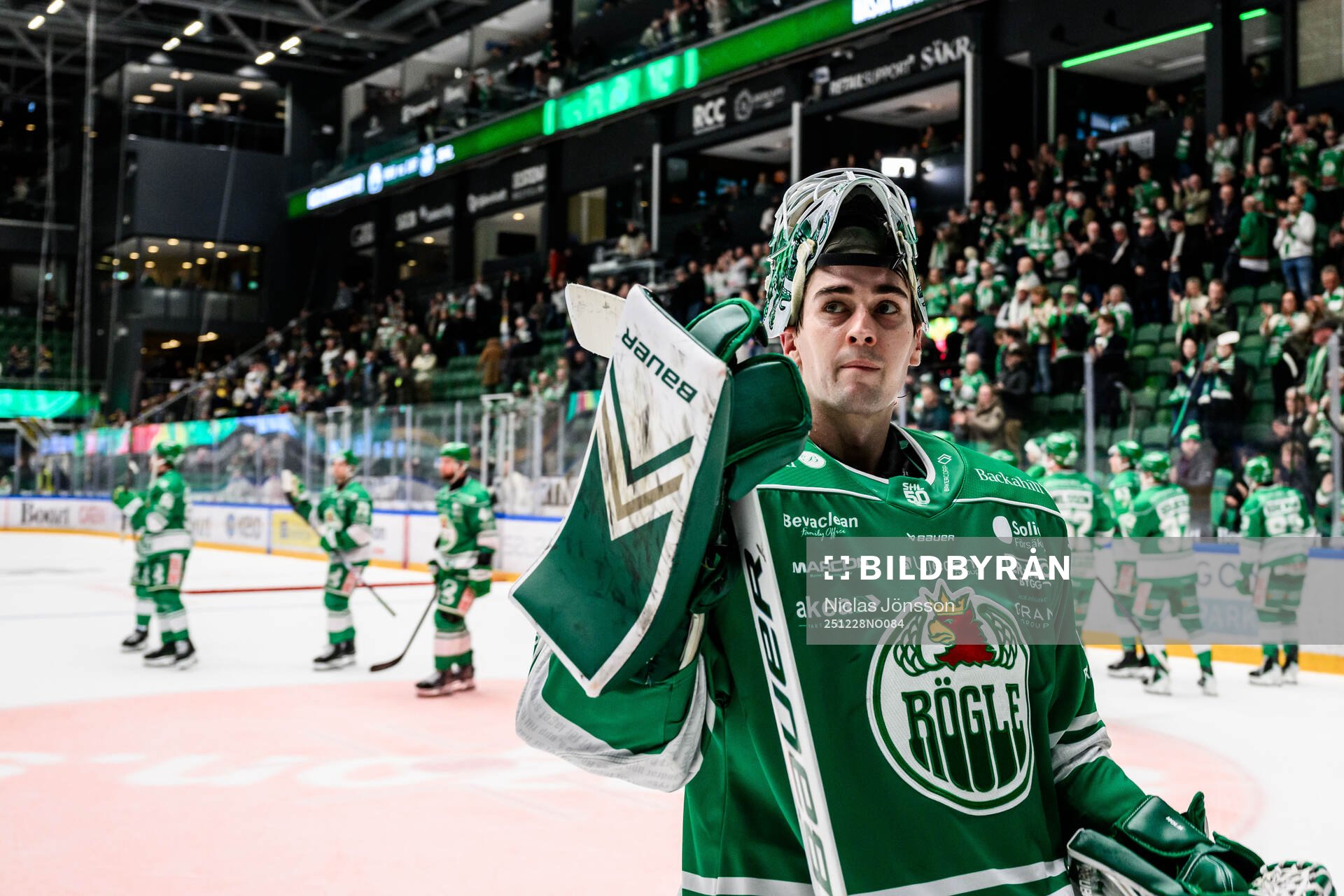 Rögles målvakt Arvid Holm