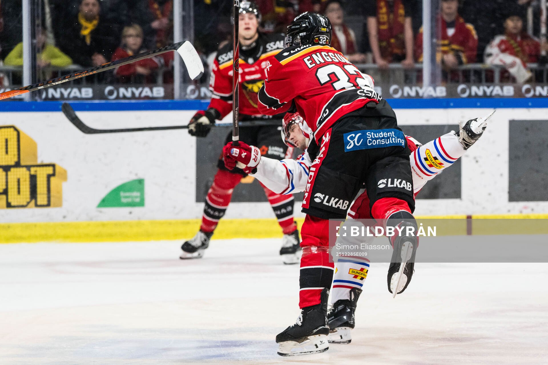 Luleås Oscar Engsund och Timrås David Lilja