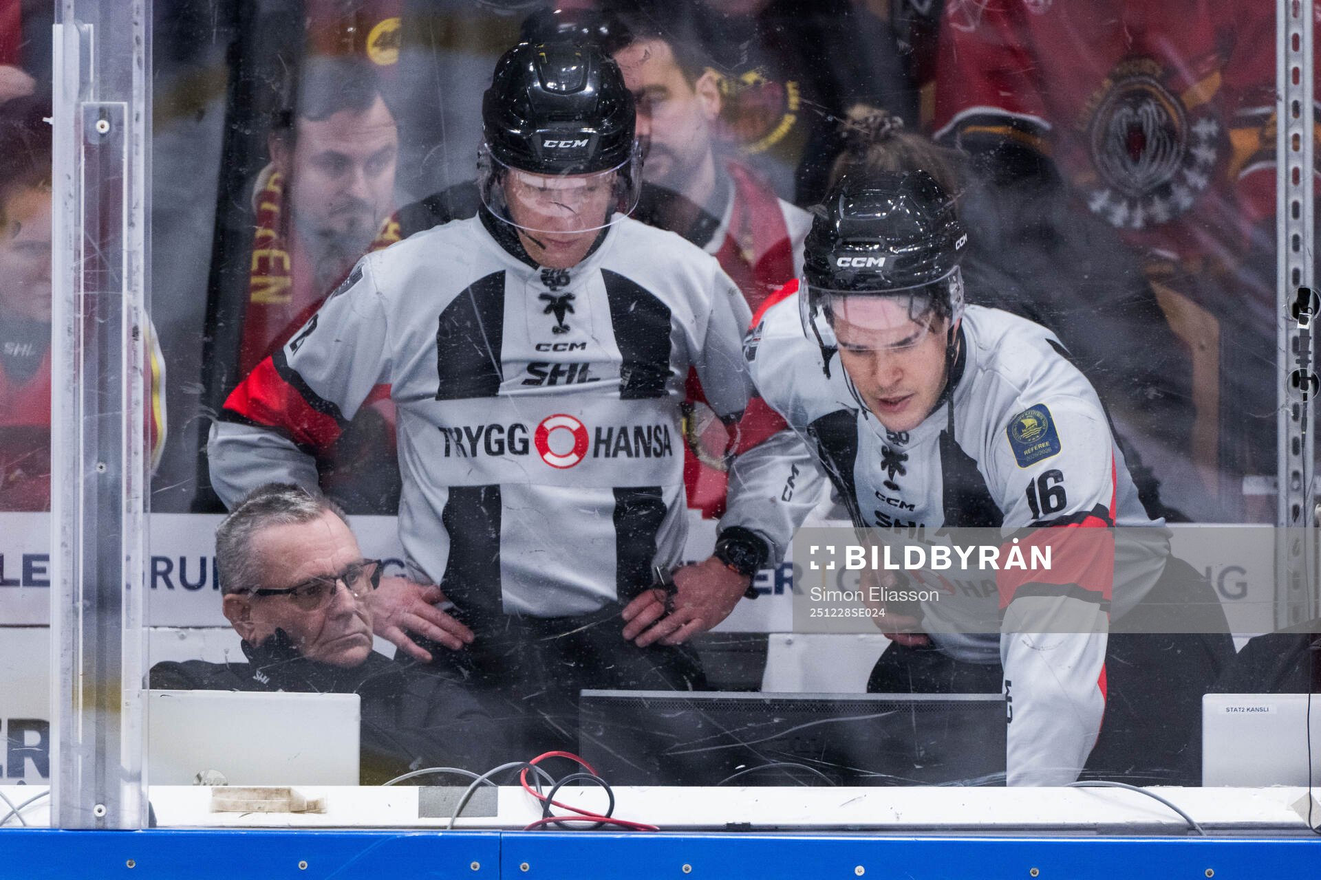 Domare Mikael Holm och domare Carl Von Sivers