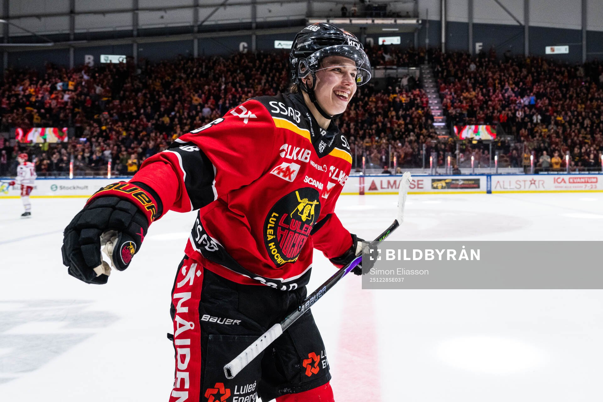 Luleås Isac Hedqvist jublar