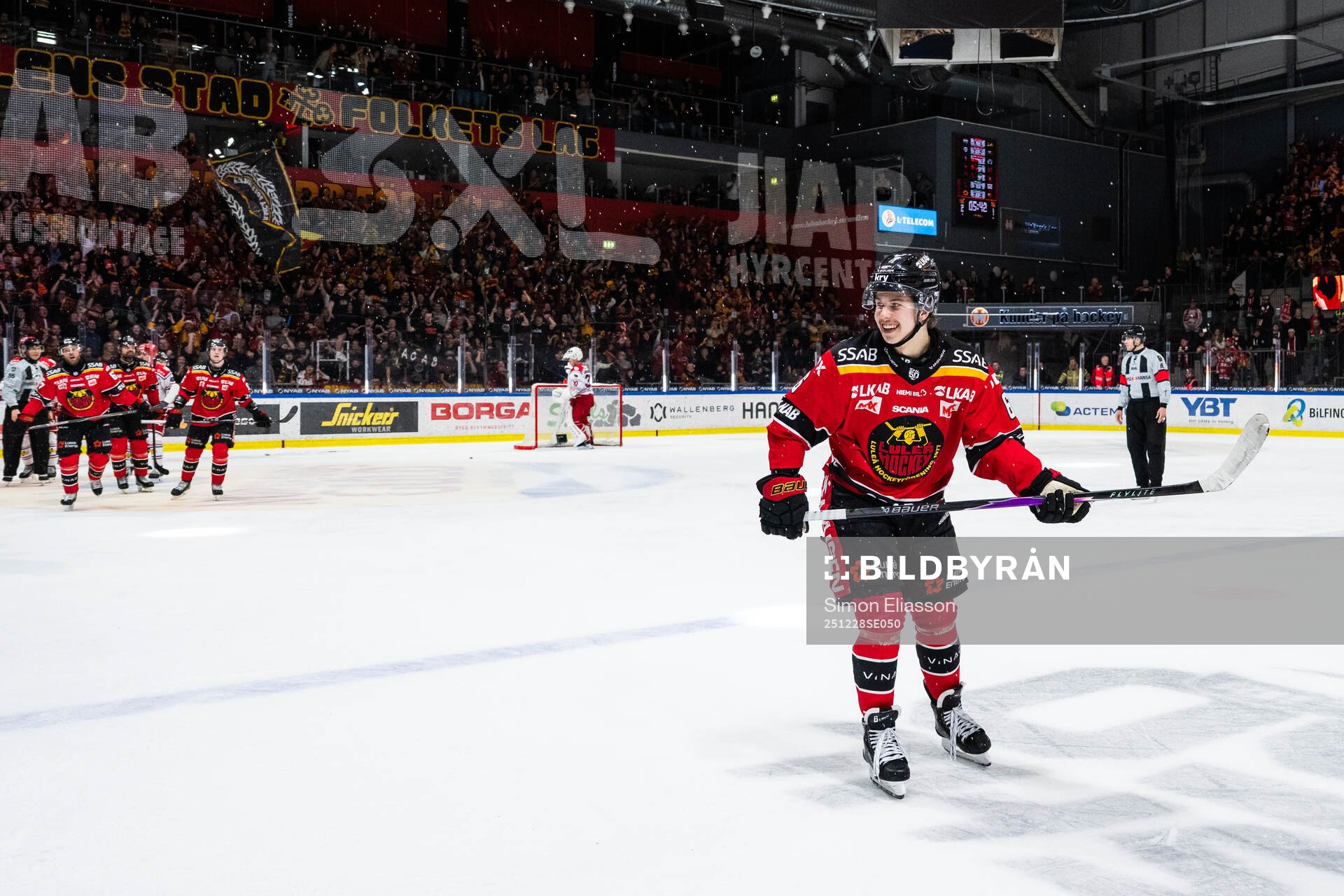 Luleås Isac Hedqvist jublar