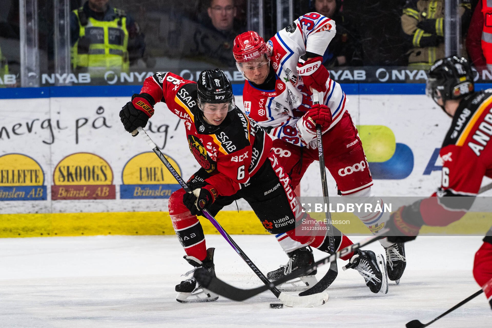 Luleås Isac Hedqvist och Timrås Albin Sundin