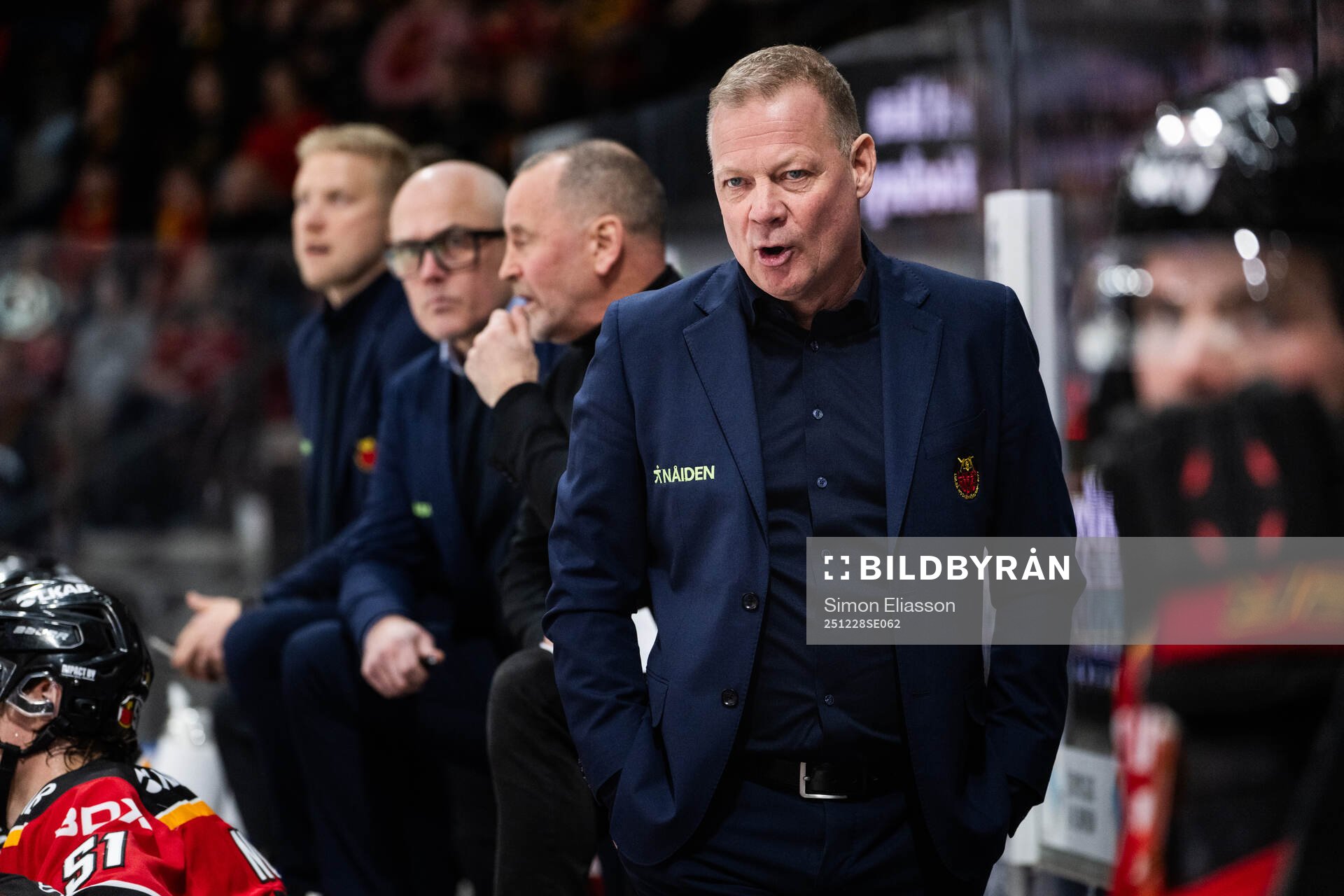 Luleås assisterande tränare Henrik Stridh