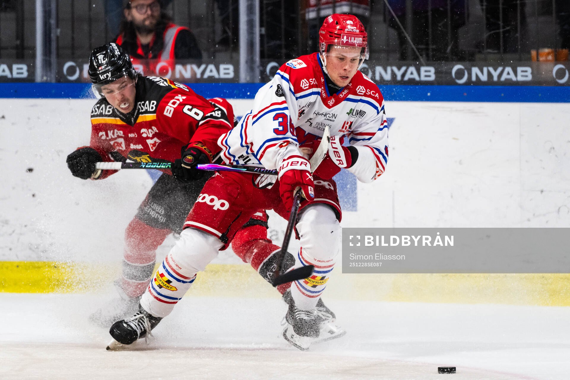 Luleås Isac Hedqvist och Timrås Albin Sundin