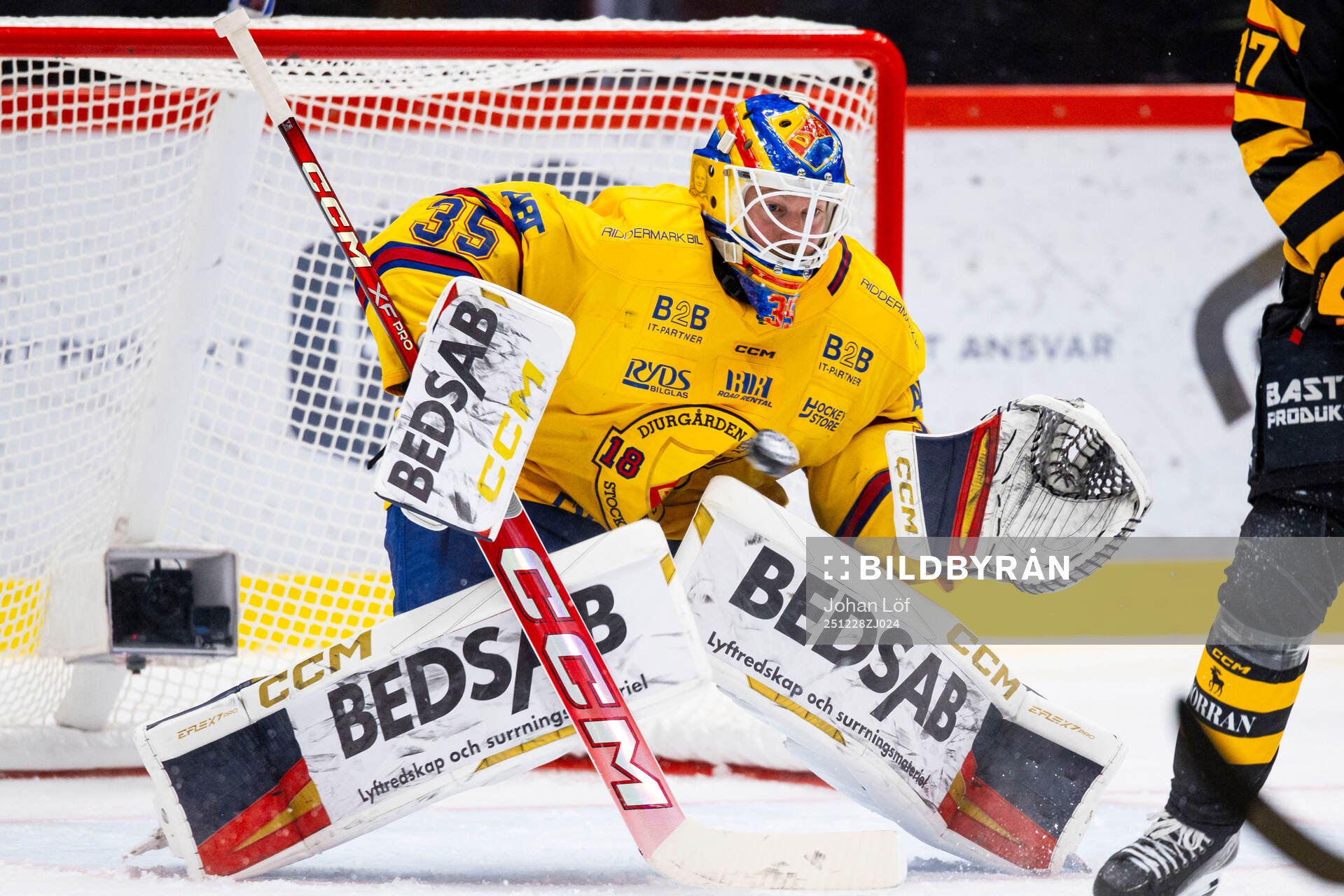 Djurgårdens målvakt Magnus Hellberg