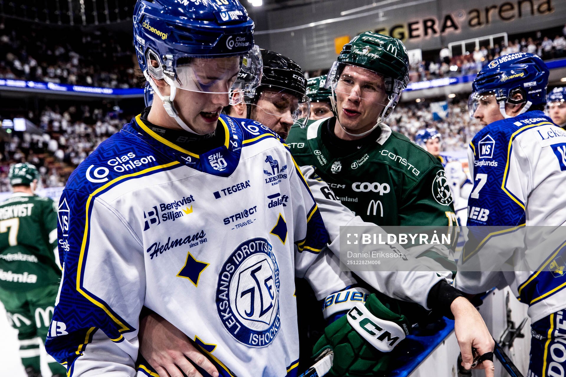 Leksands Anton Johansson och Färjestads Christoffer Jansson