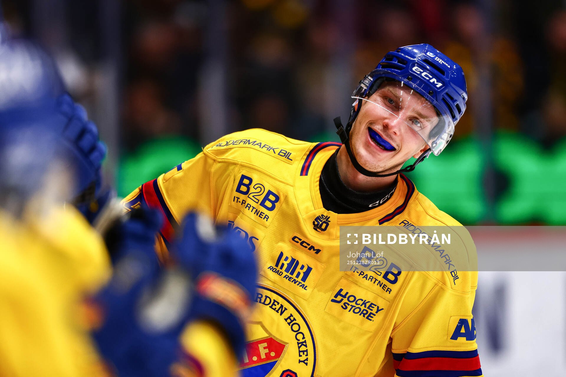 Djurgårdens Hugo Blixt jublar