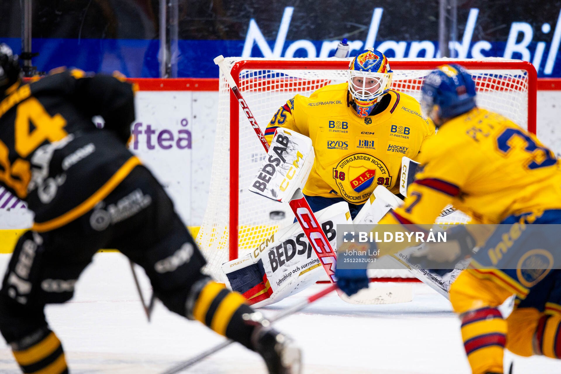 Djurgårdens målvakt Magnus Hellberg