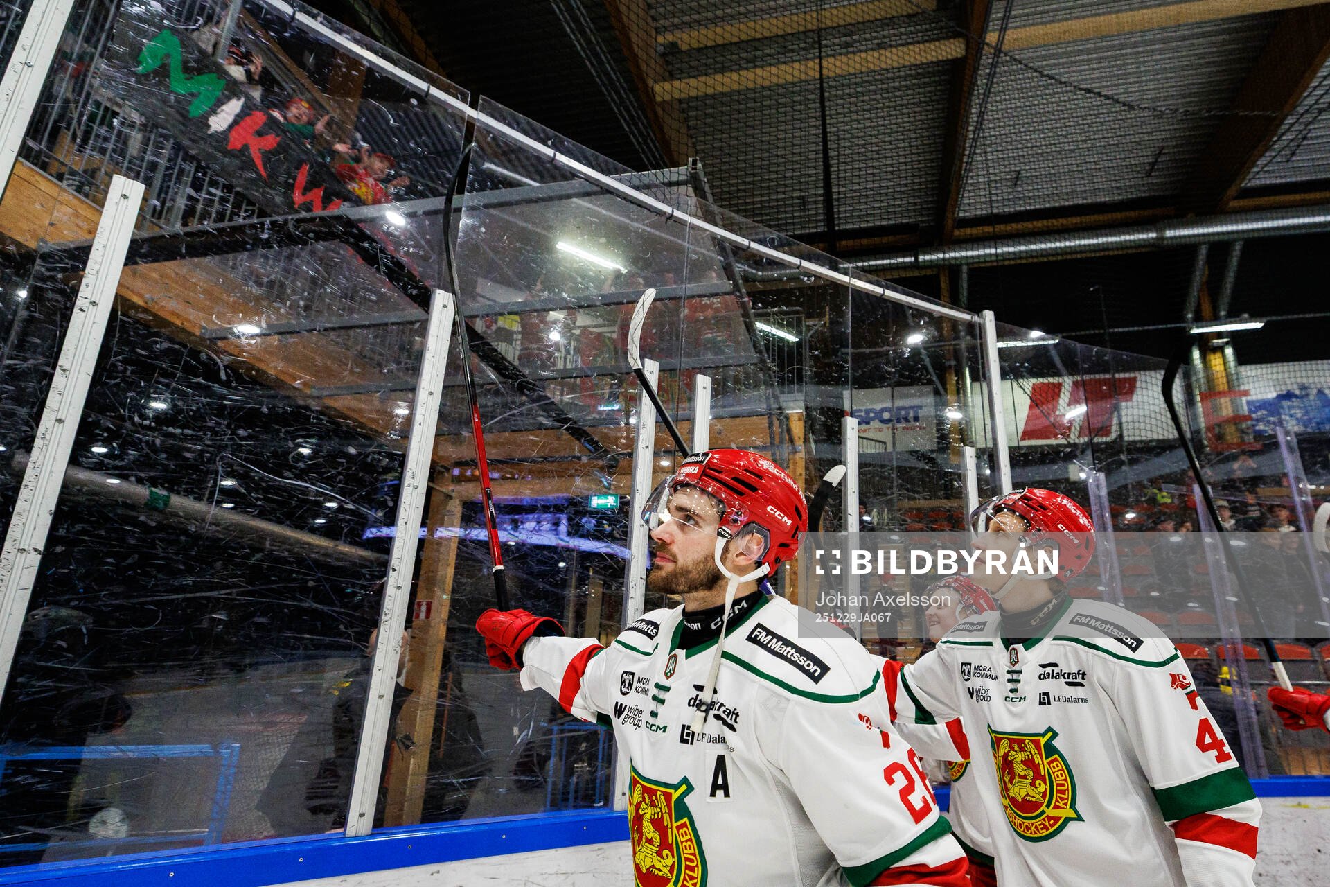 Moras Arvid Degerstedt jublar