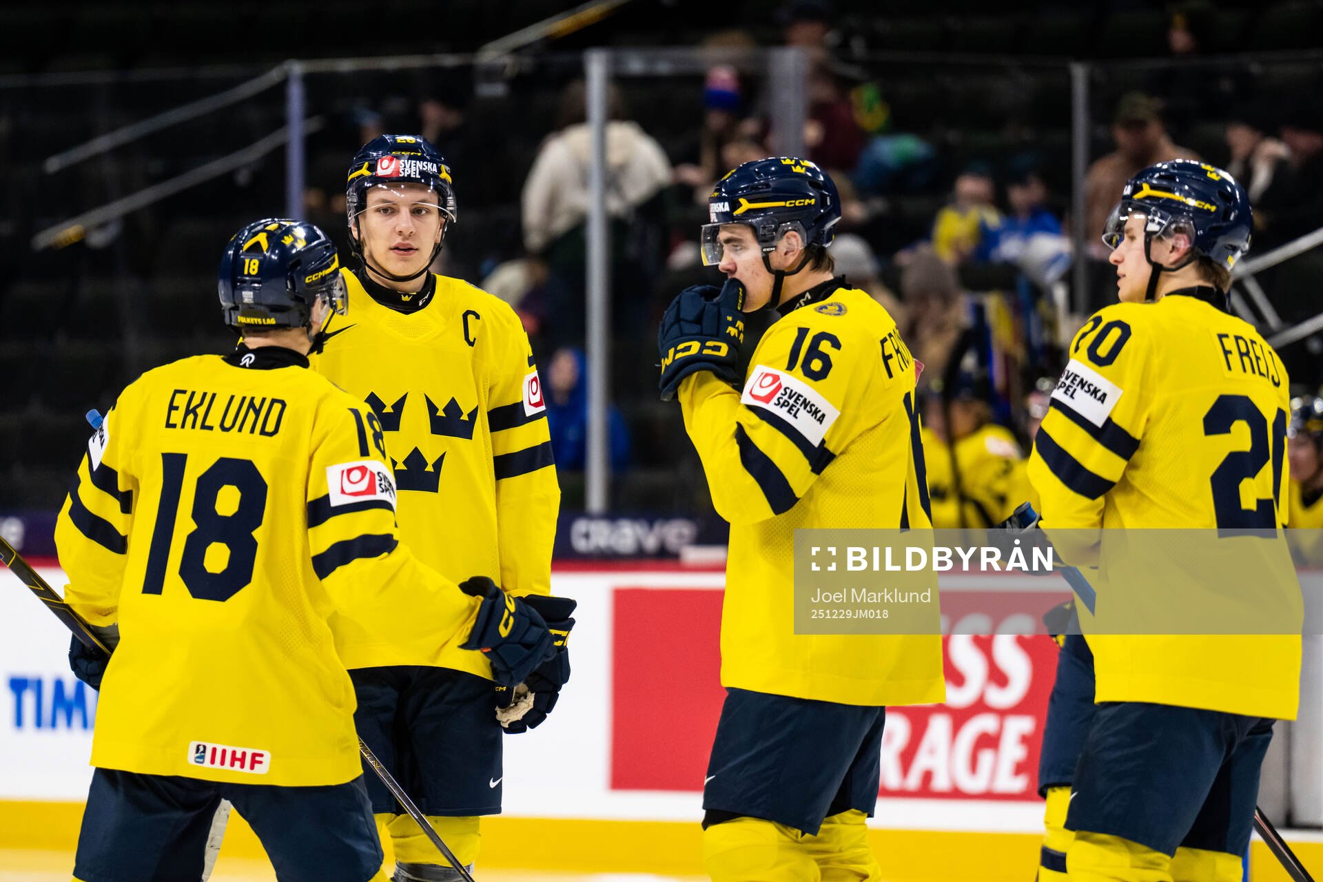 Victor Eklund, Jack Berglund, Anton Frondell and Alfons