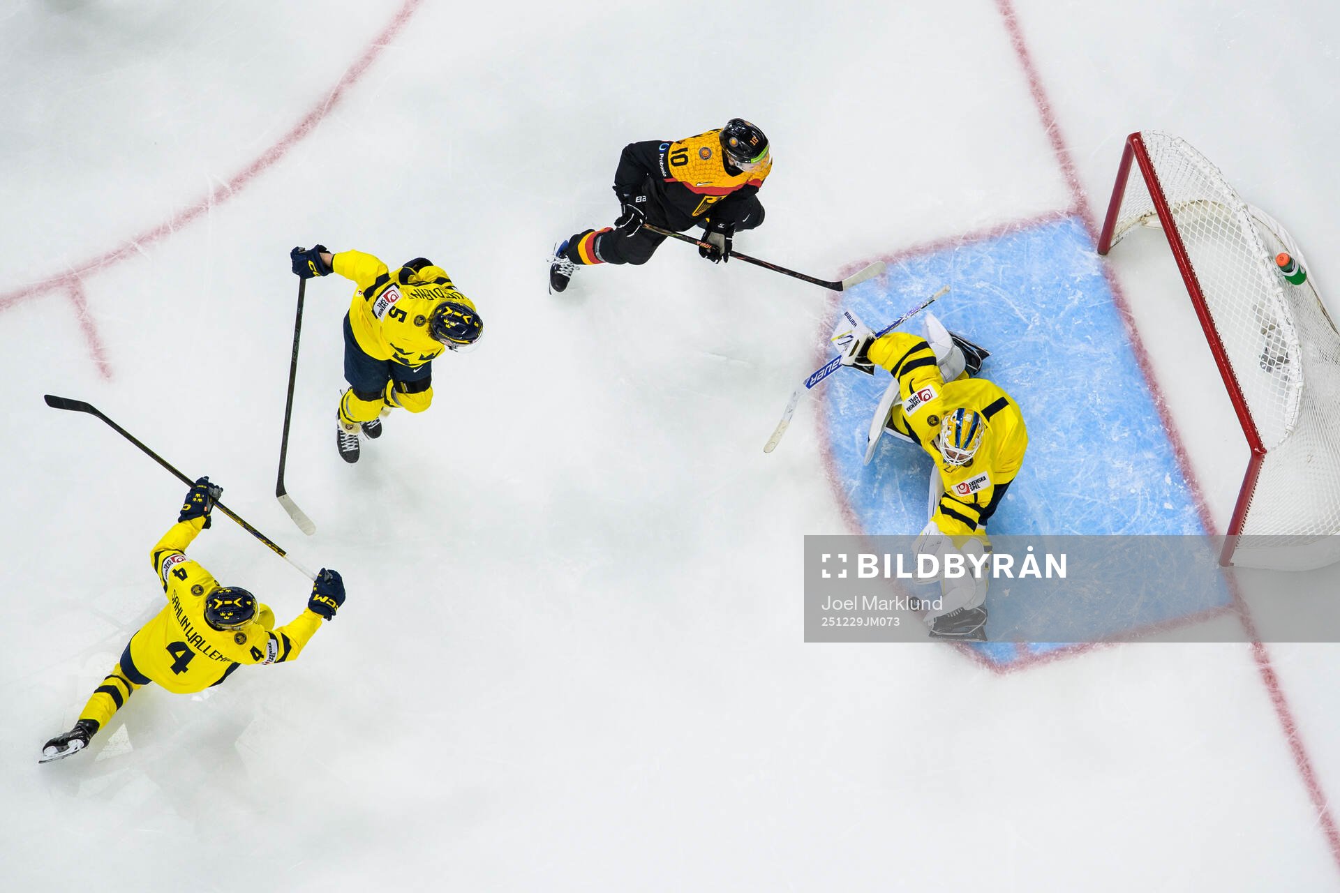 Leo Sahlin Wallenius, Sascha Boumedienne and goaltender