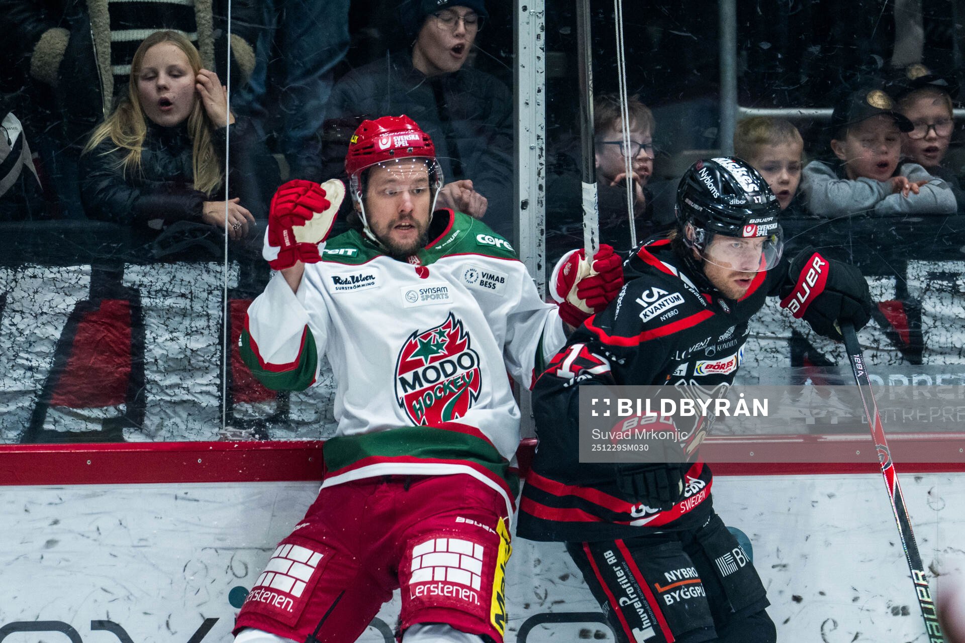 Modos Victor Berglund och Nybros Emil Forslund