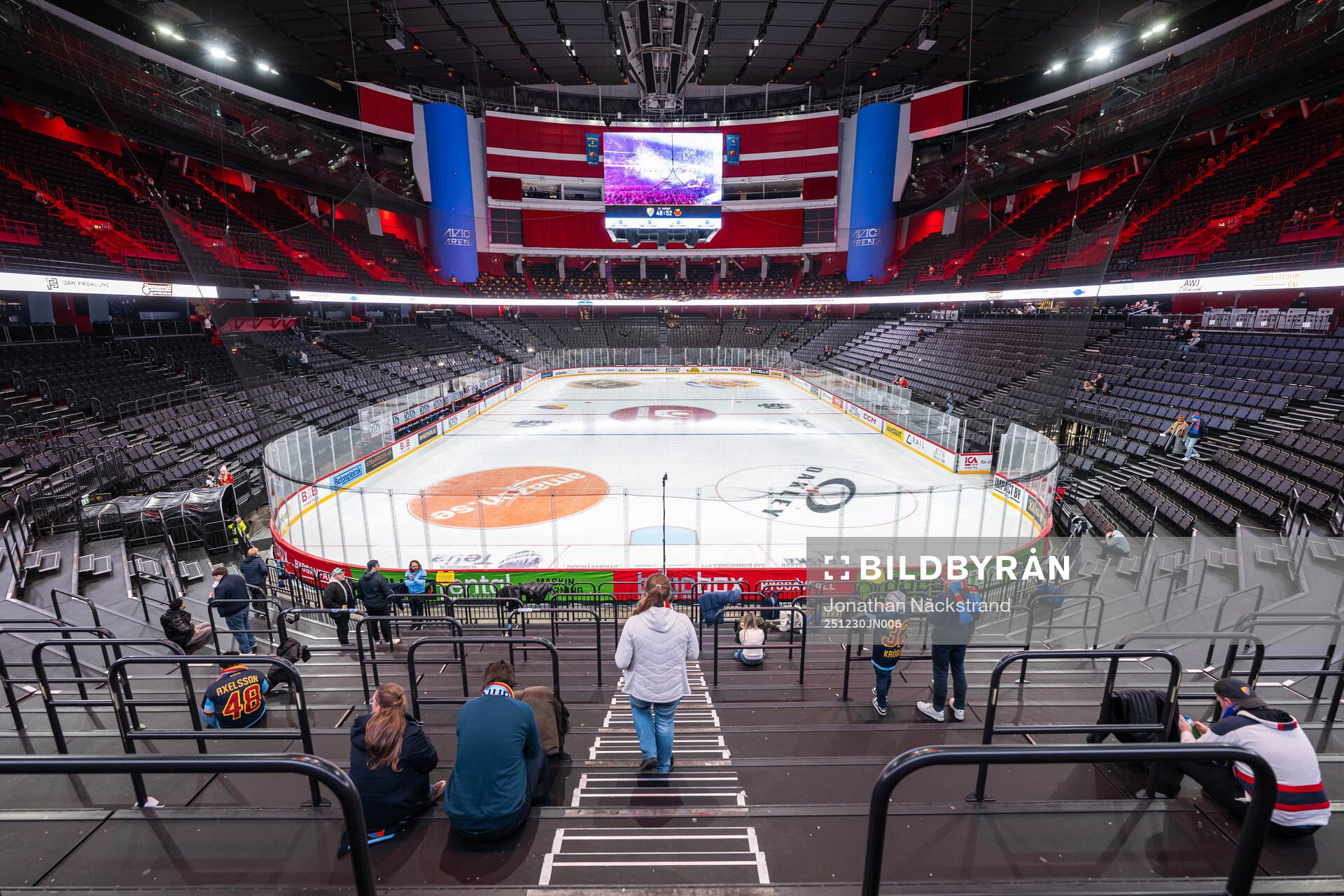 Interiör vy av Avicii Arena
