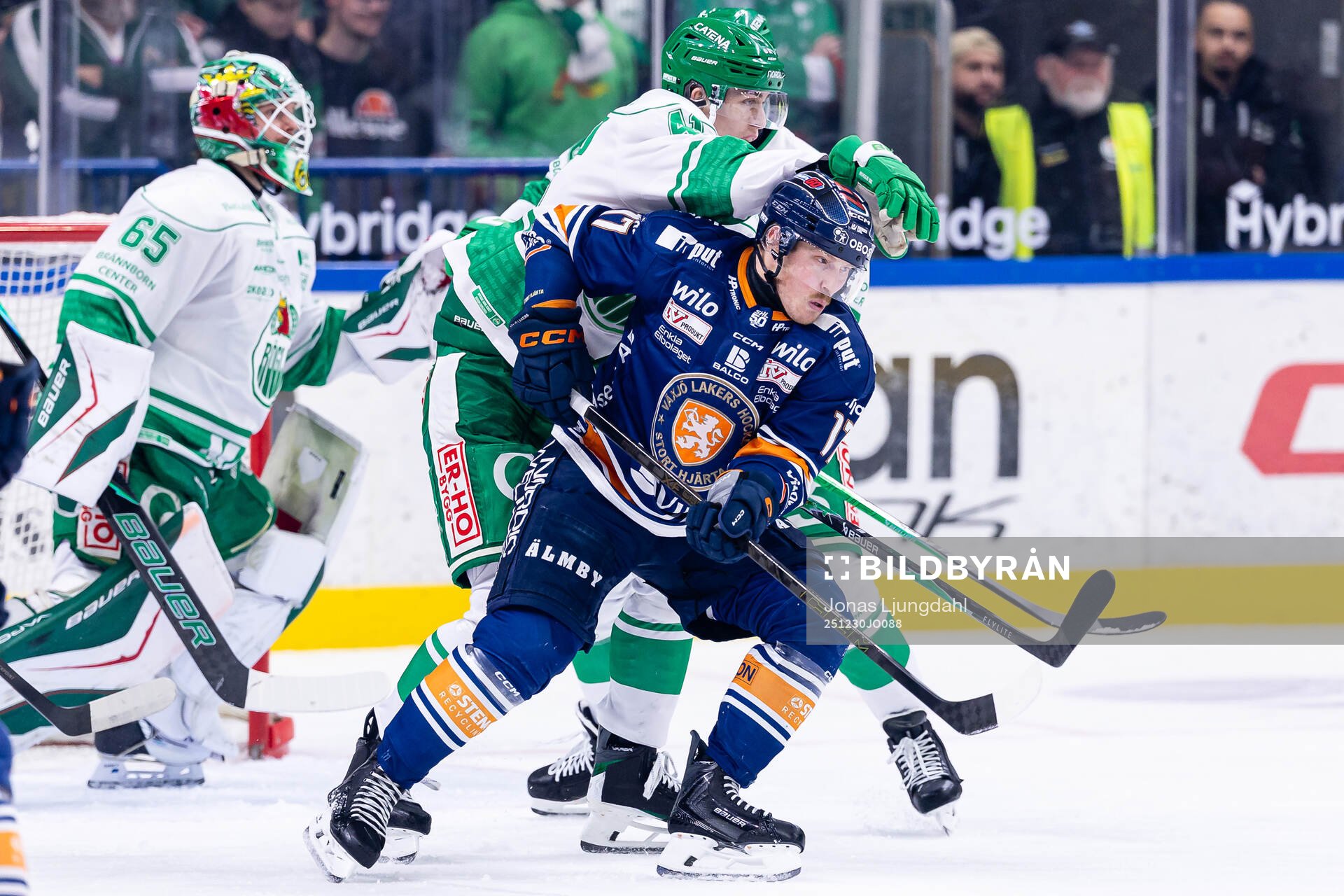 Rögles Simon Zether och Växjös Erik Andersson