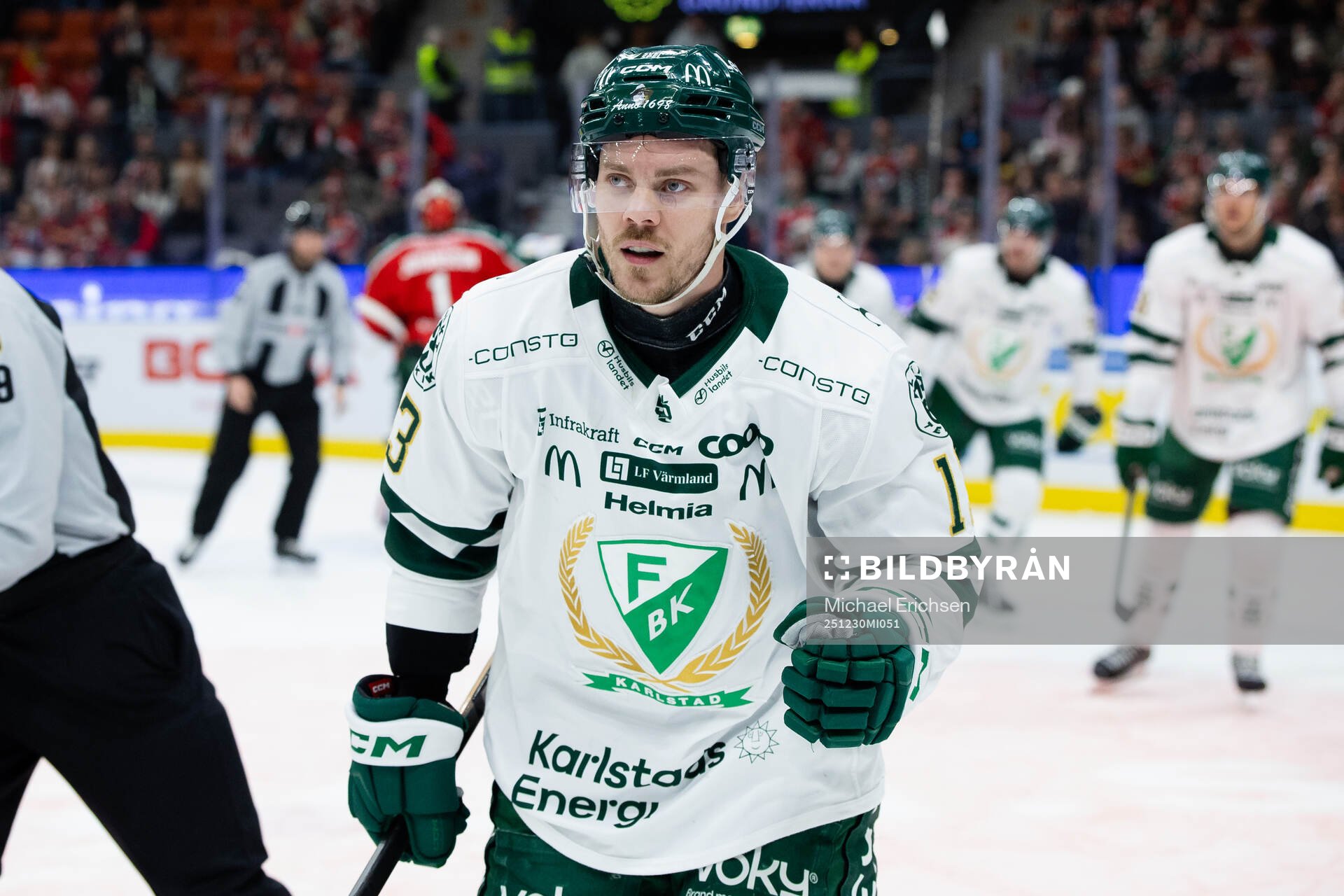 Färjestads Joel Kellman jublar