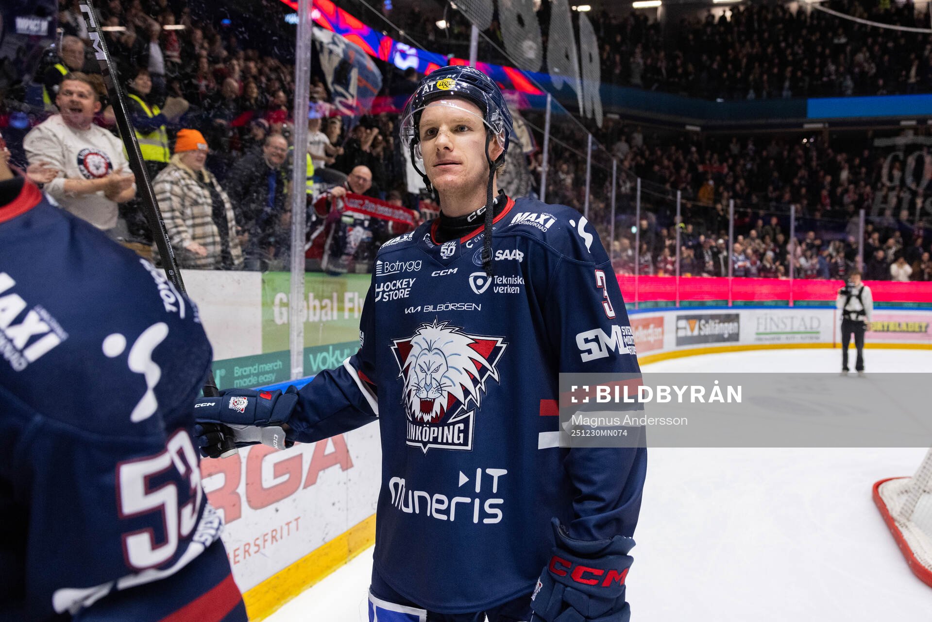 Linköpings Edvin Hammarlund jublar