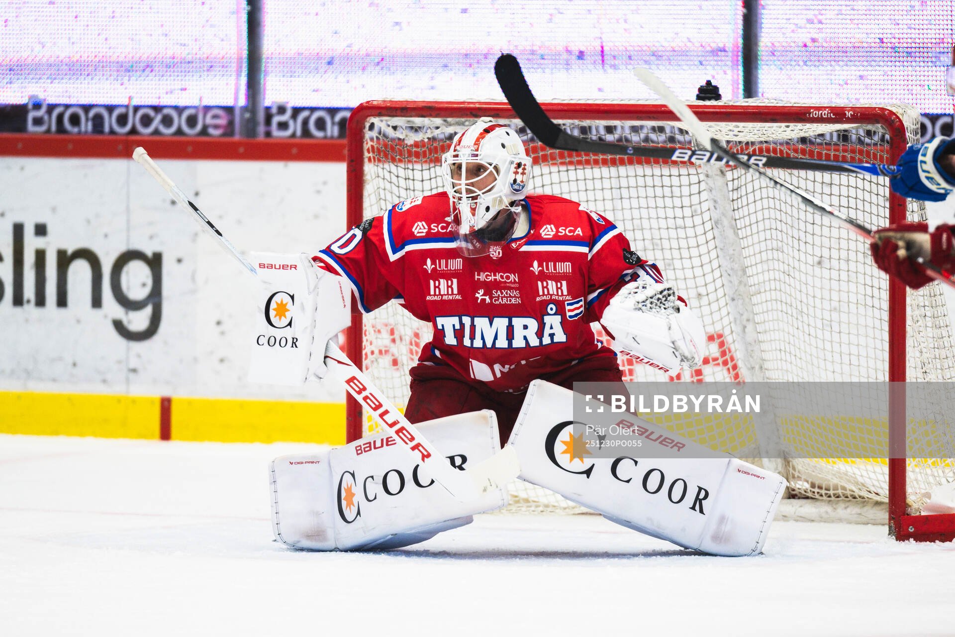 Timrås målvakt Jacob Johansson