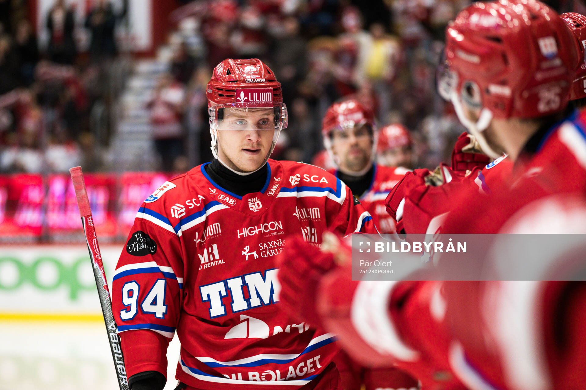 Timrås Sebastian Hartmann jublar
