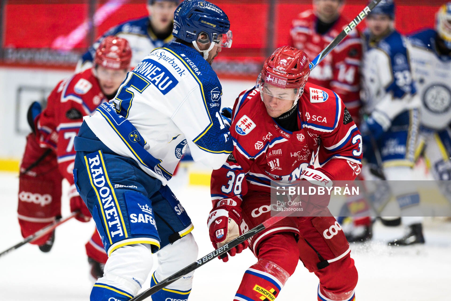 Leksands Max Veronneau och Timrås Albin Sundin