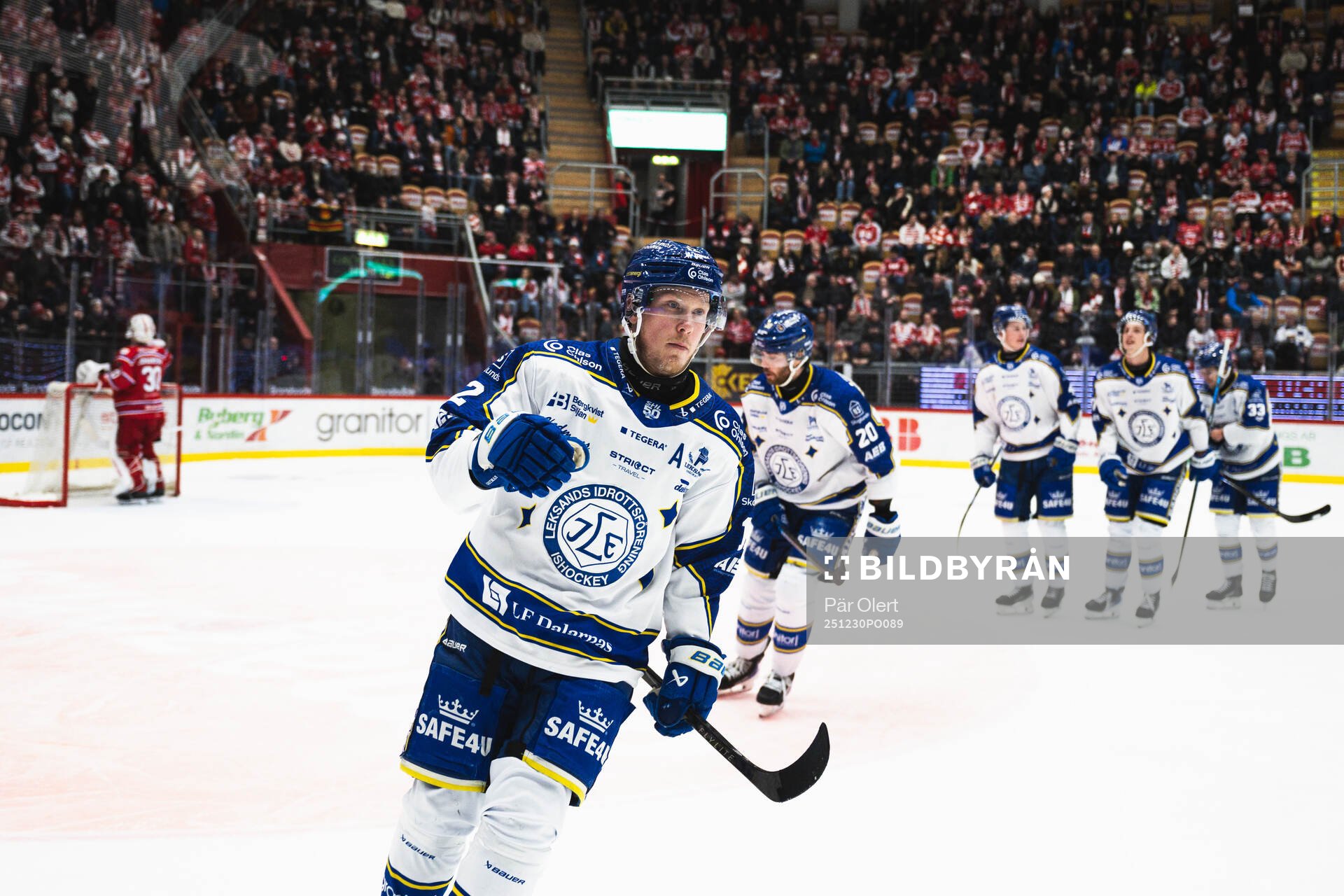 Leksands Kalle Östman jublar