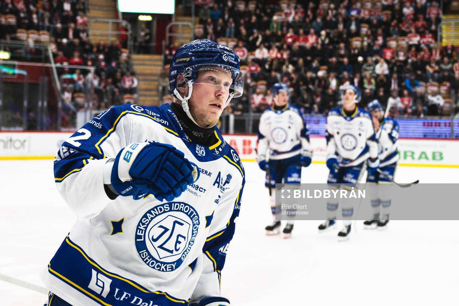 Leksands Kalle Östman jublar