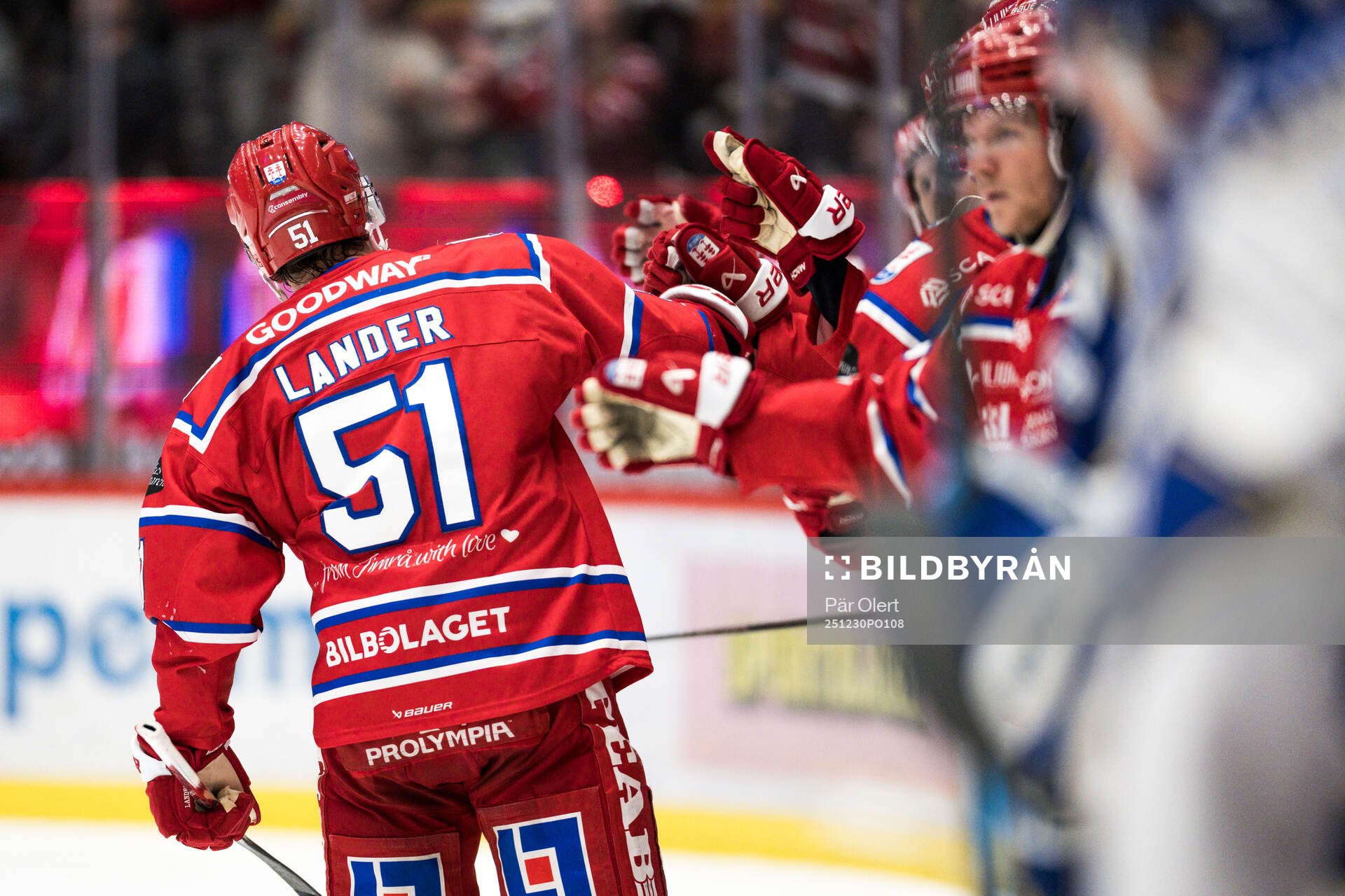 Timrås Anton Lander jublar