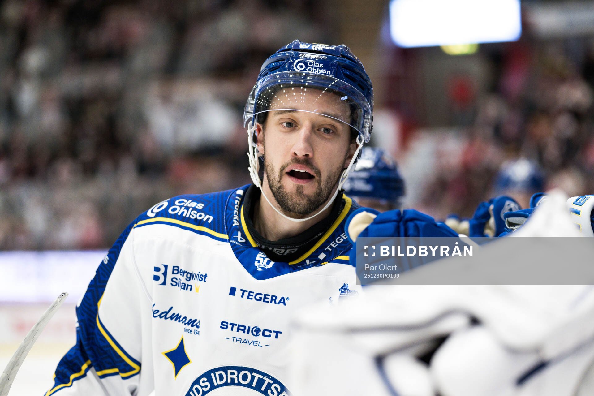 Leksands Max Veronneau jublar