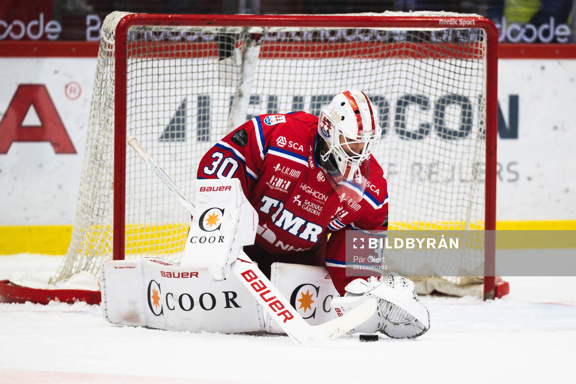 Timrås målvakt Jacob Johansson