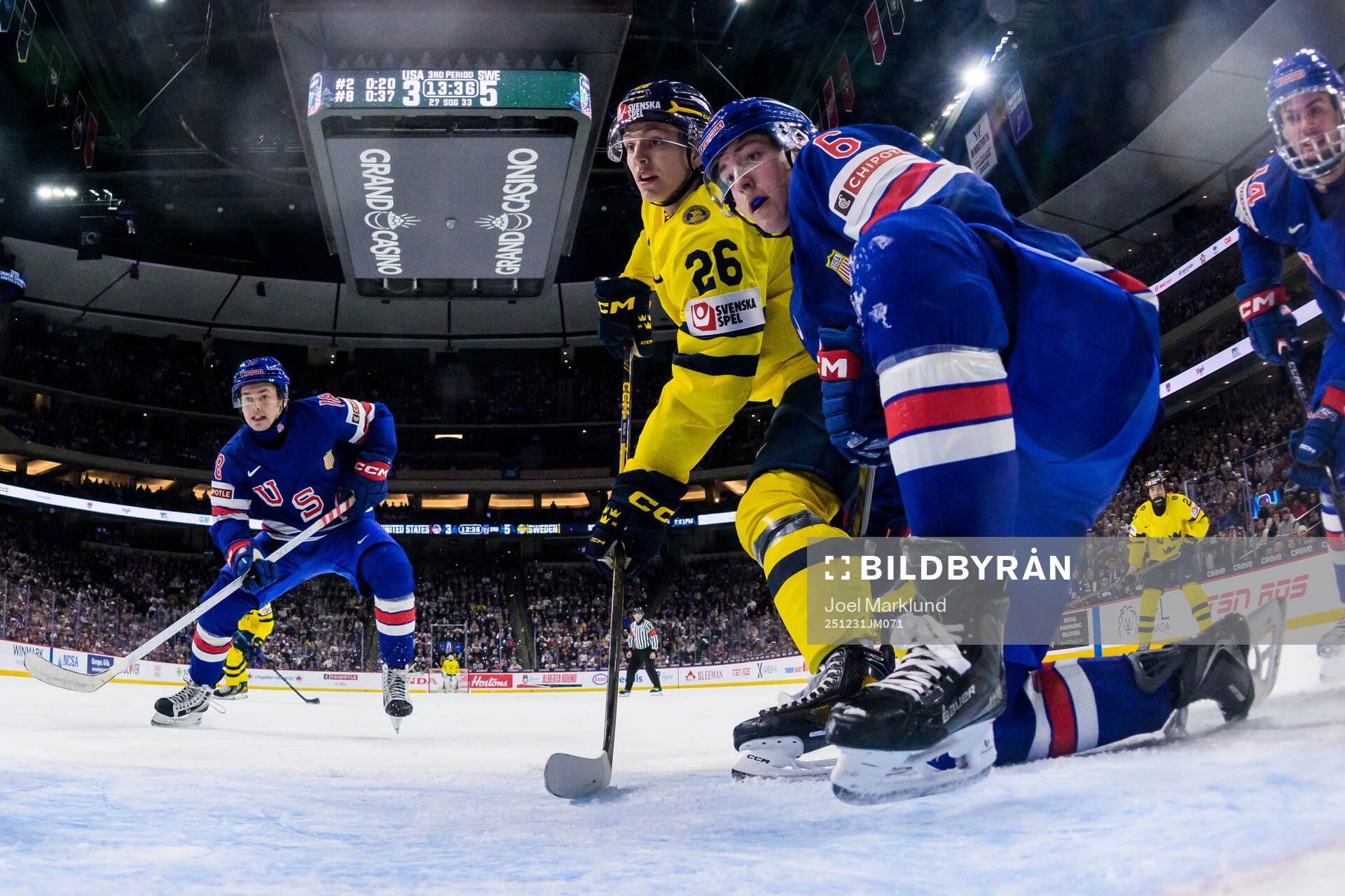 Jack Berglund of Sweden and Adam Kleber of USA