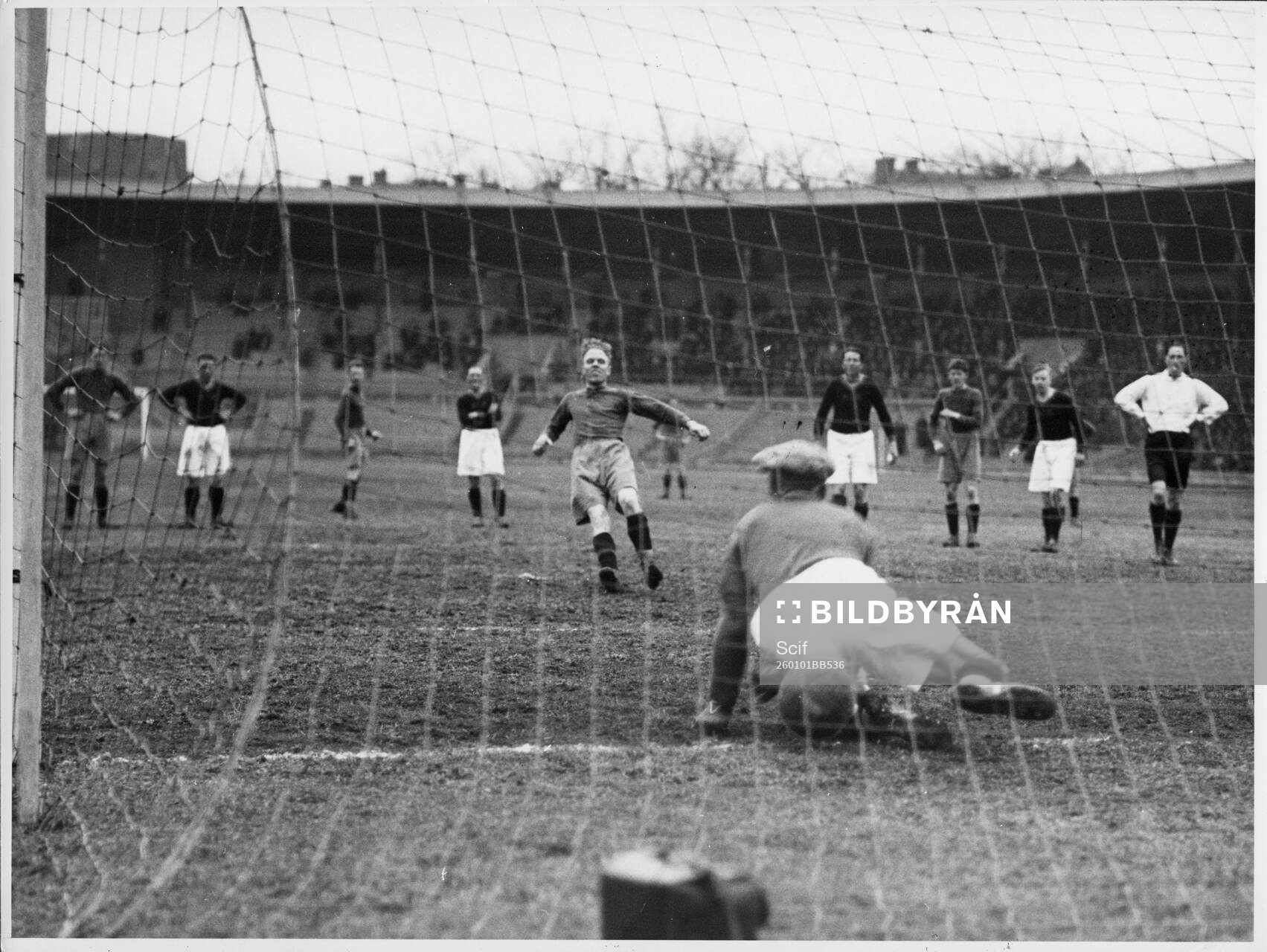 Fotboll, Stadion 1926. AIK -  Örgryte IS. Stockholm,