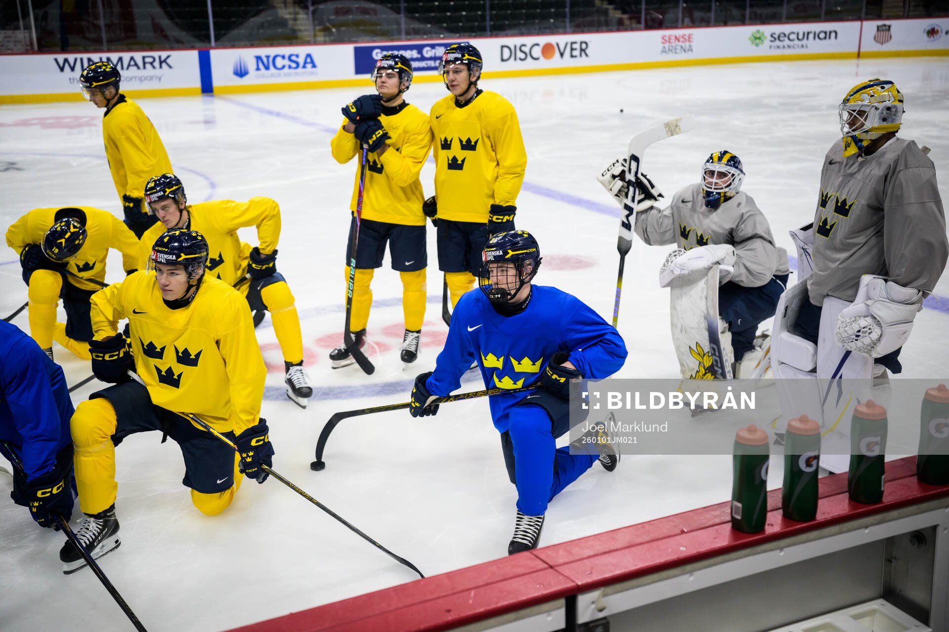Leo Sahlin Wallenius and Viggo Björck of Sweden at a