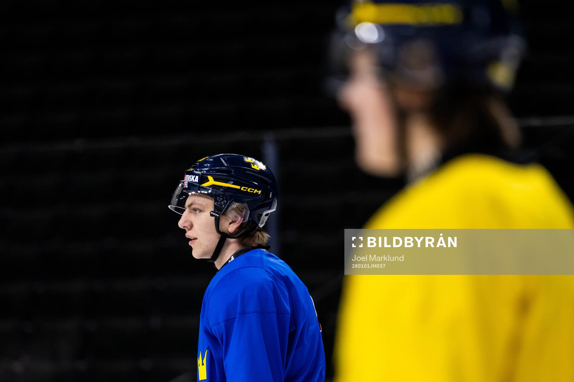Jack Berglund of Sweden at a practice session
