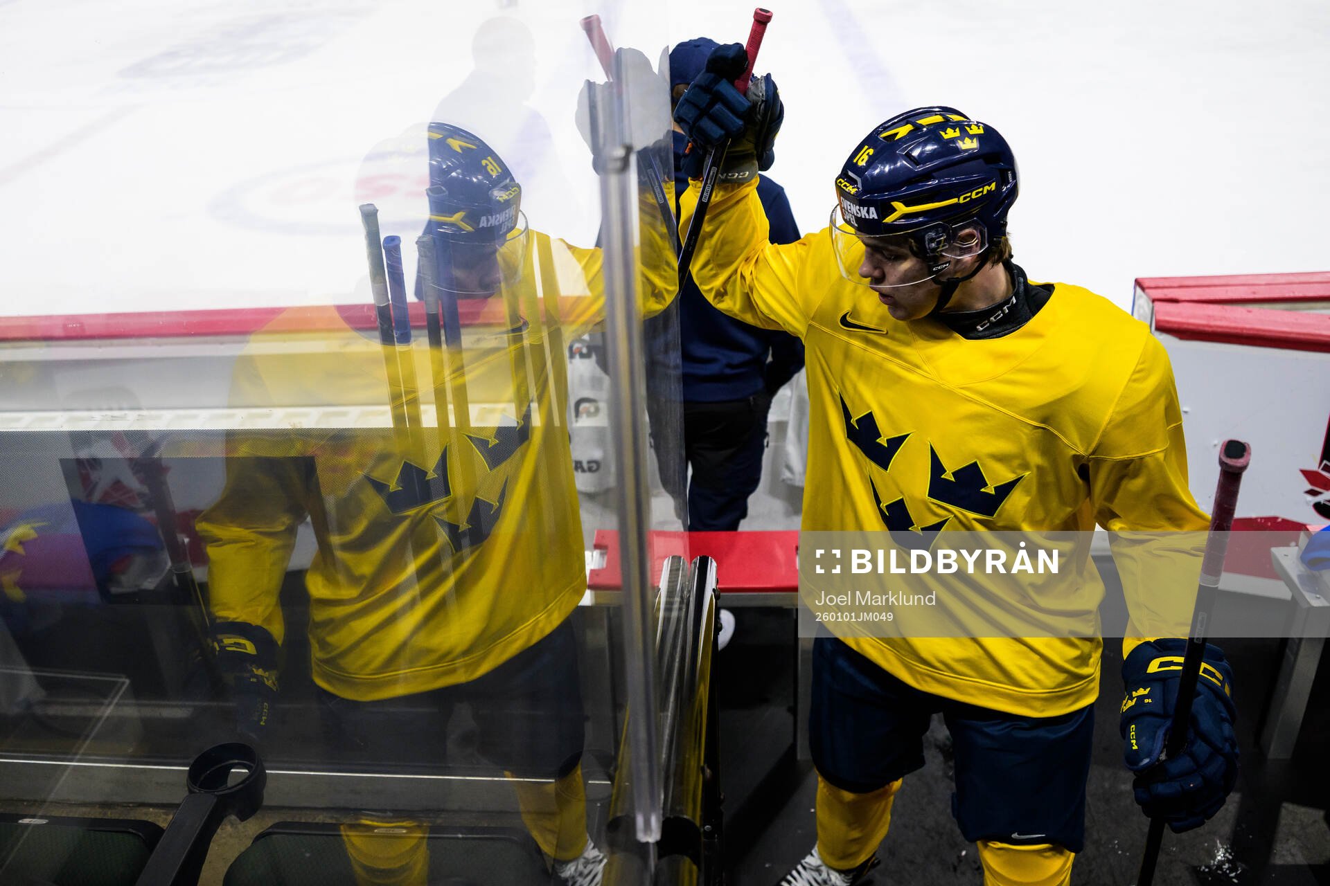 Anton Frondell of Sweden at a practice session