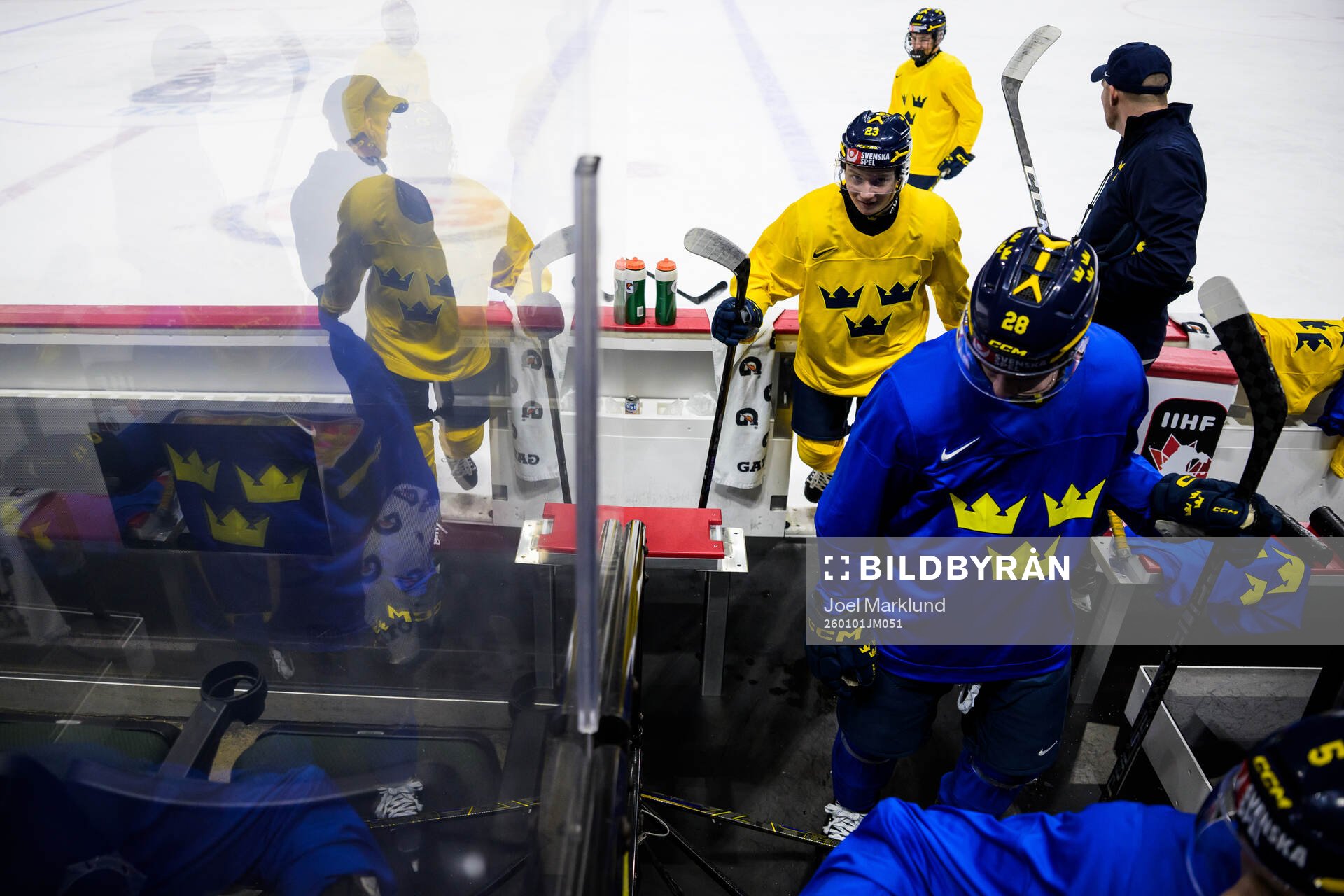 Liam Danielsson of Sweden at a practice session
