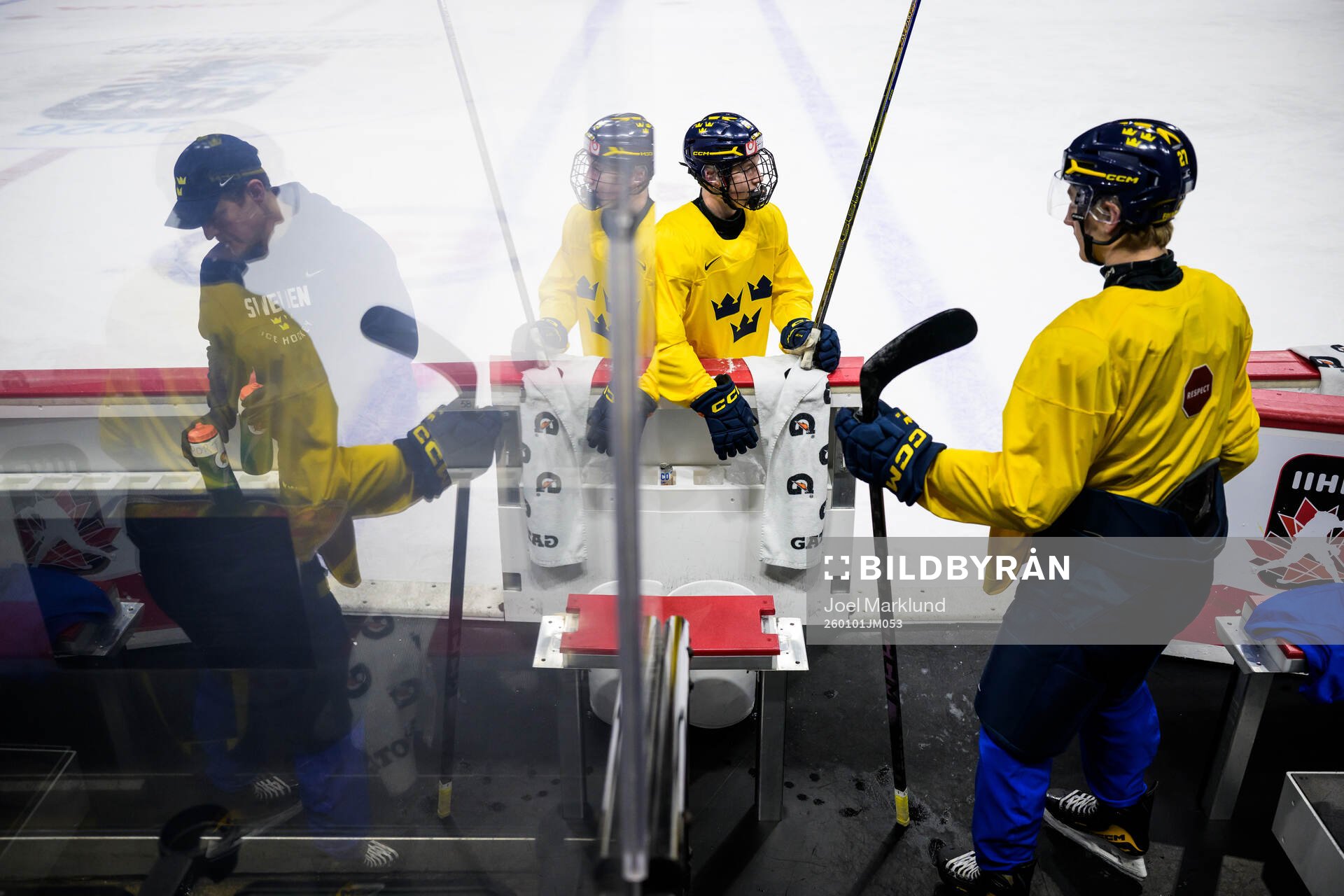 Viggo Björck and Wilson Björck of Sweden at a practice