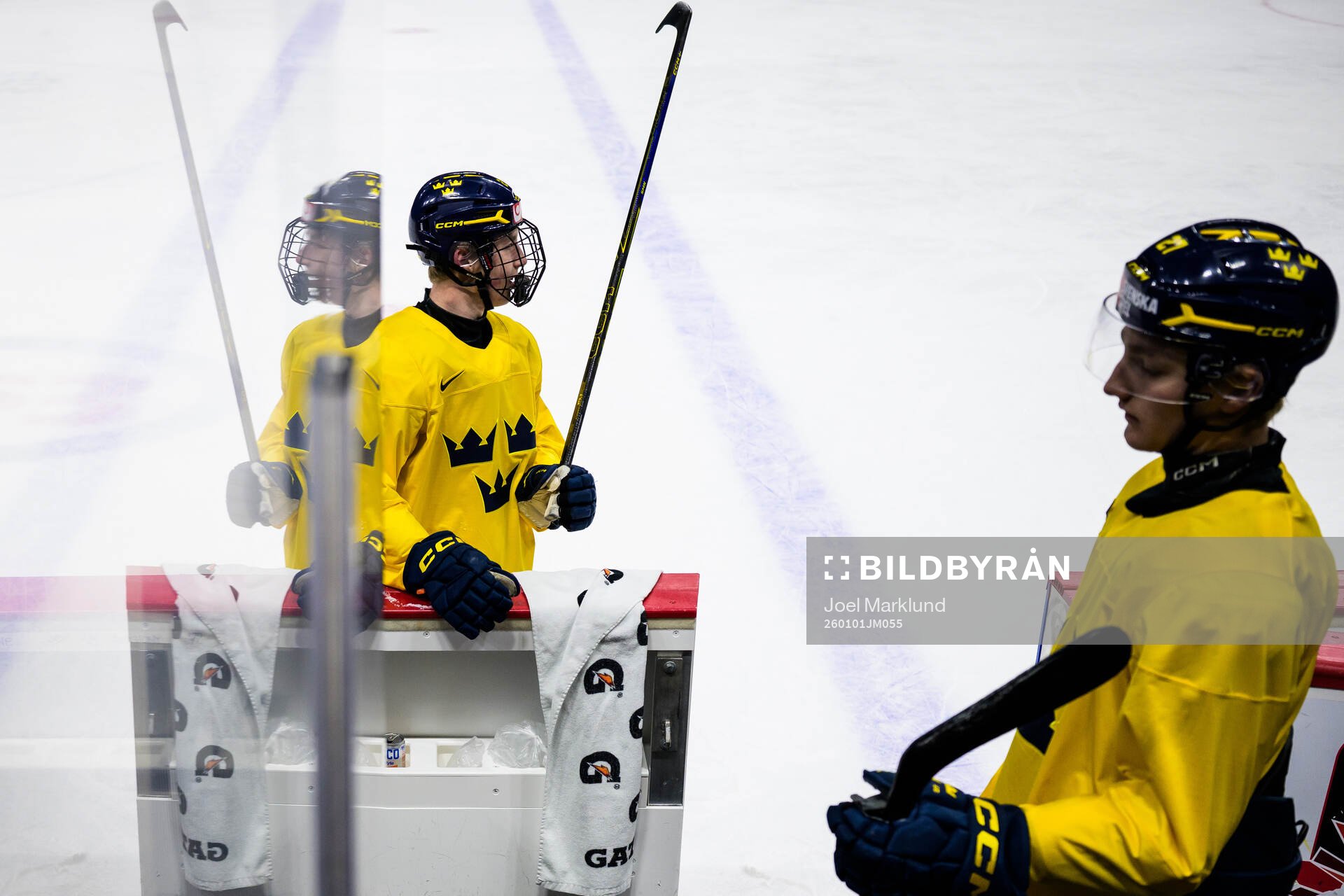 Viggo Björck and Wilson Björck of Sweden at a practice